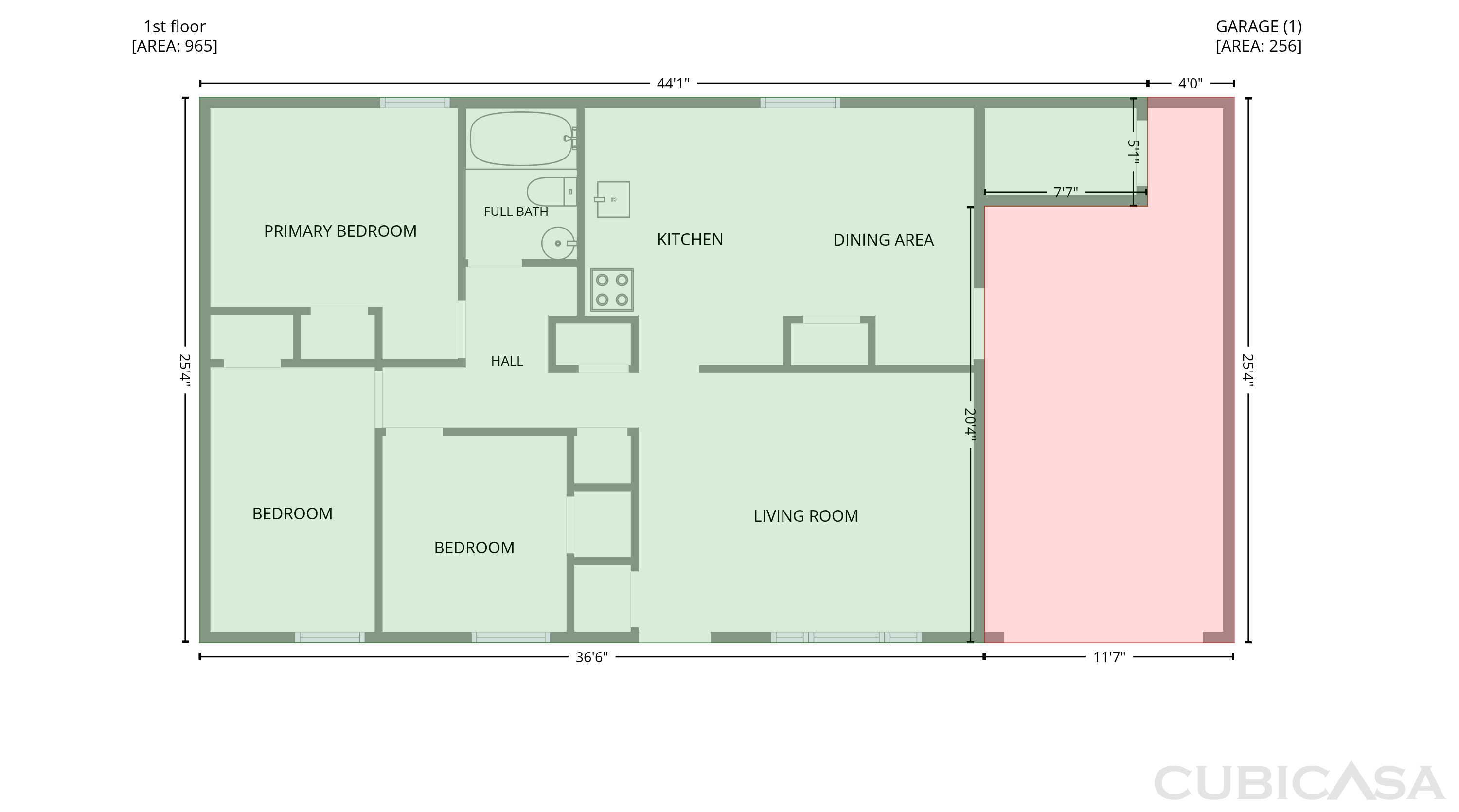 Main Floor of 105 Short St, Laurens, SC