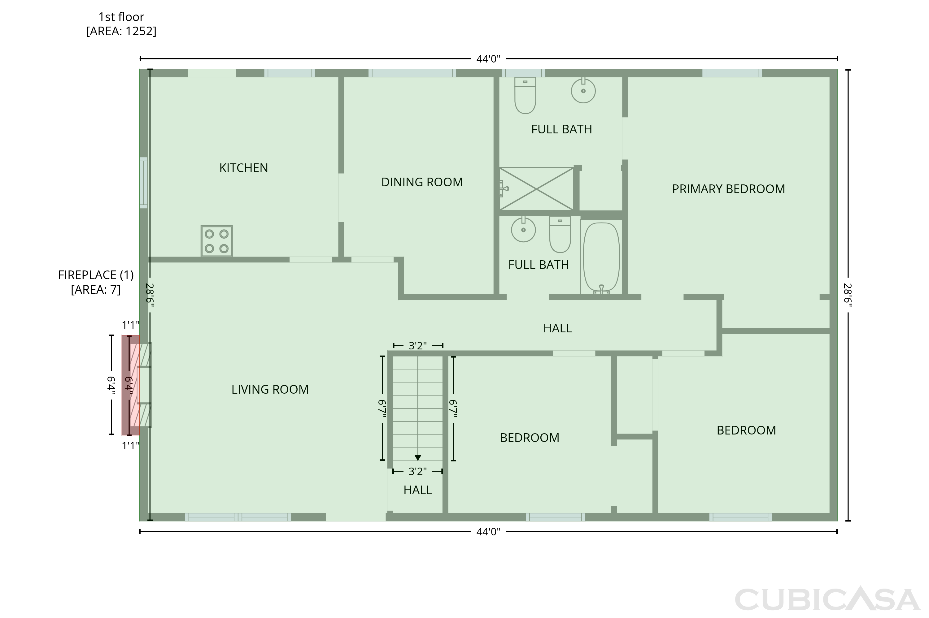 Second Floor of 7511 Irongate Dr, Hixson, TN