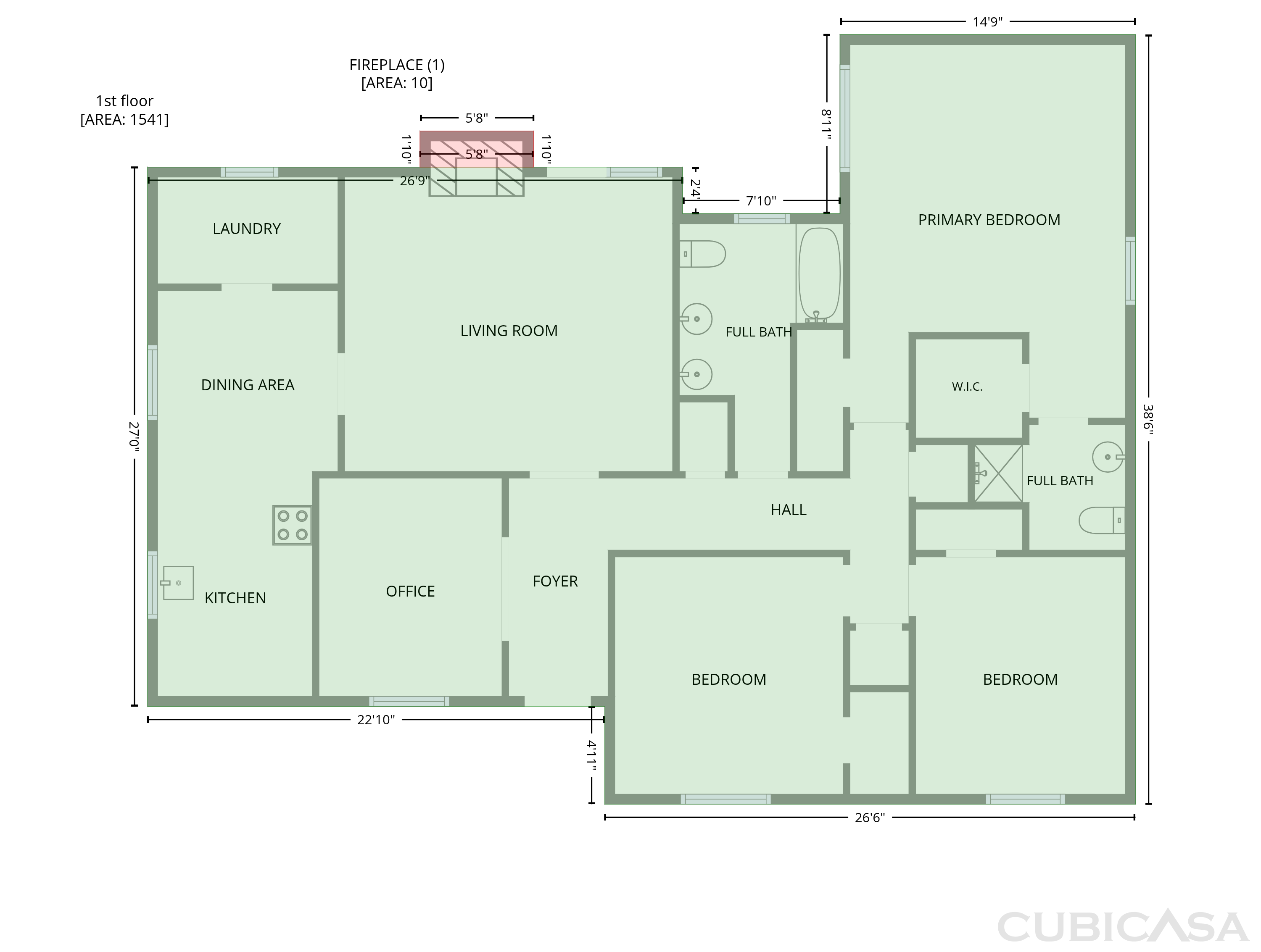 Main Floor of 1136 Kris St, Irving, TX