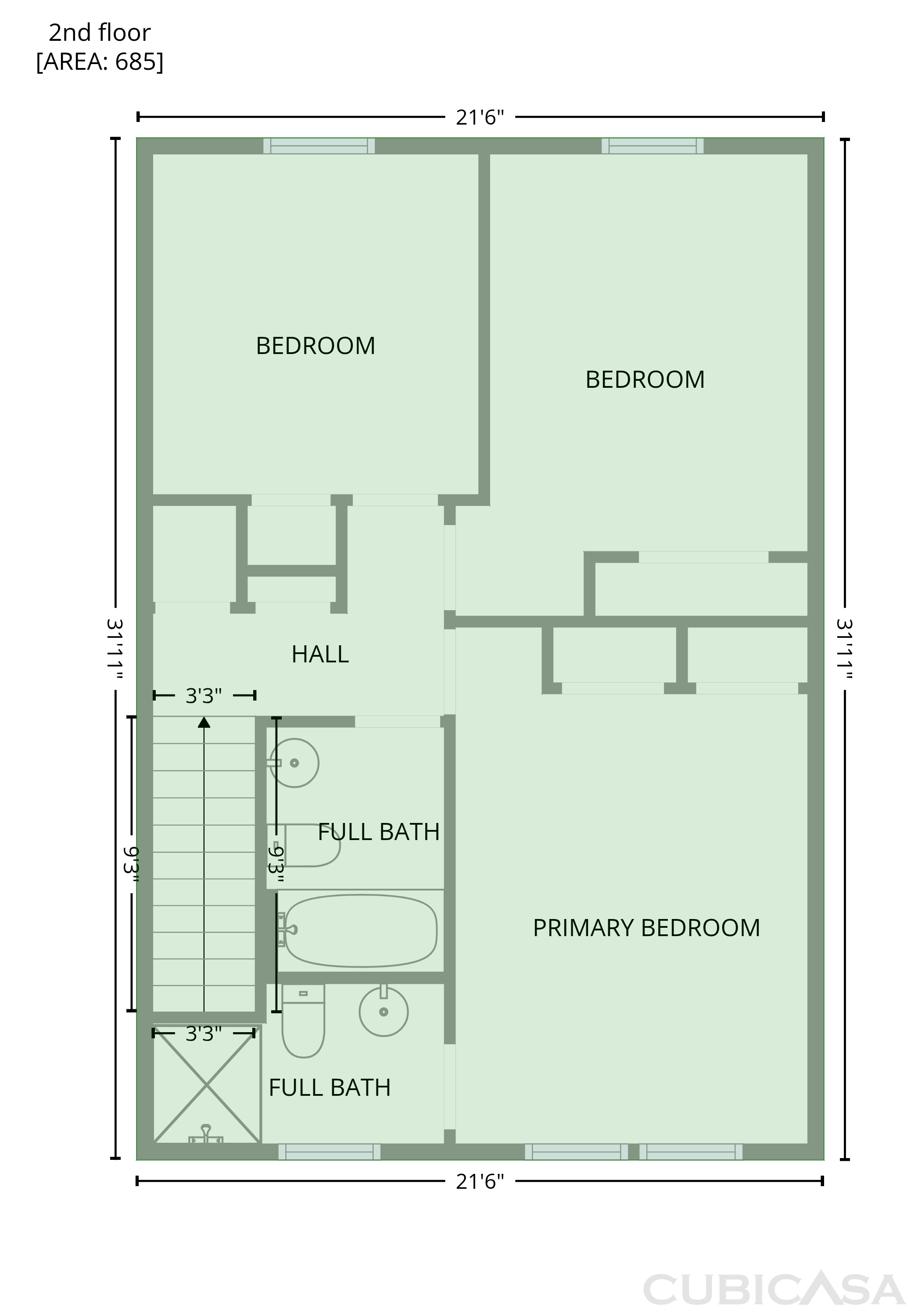 Second Floor of 4847 Tower Rd, Greensboro, NC