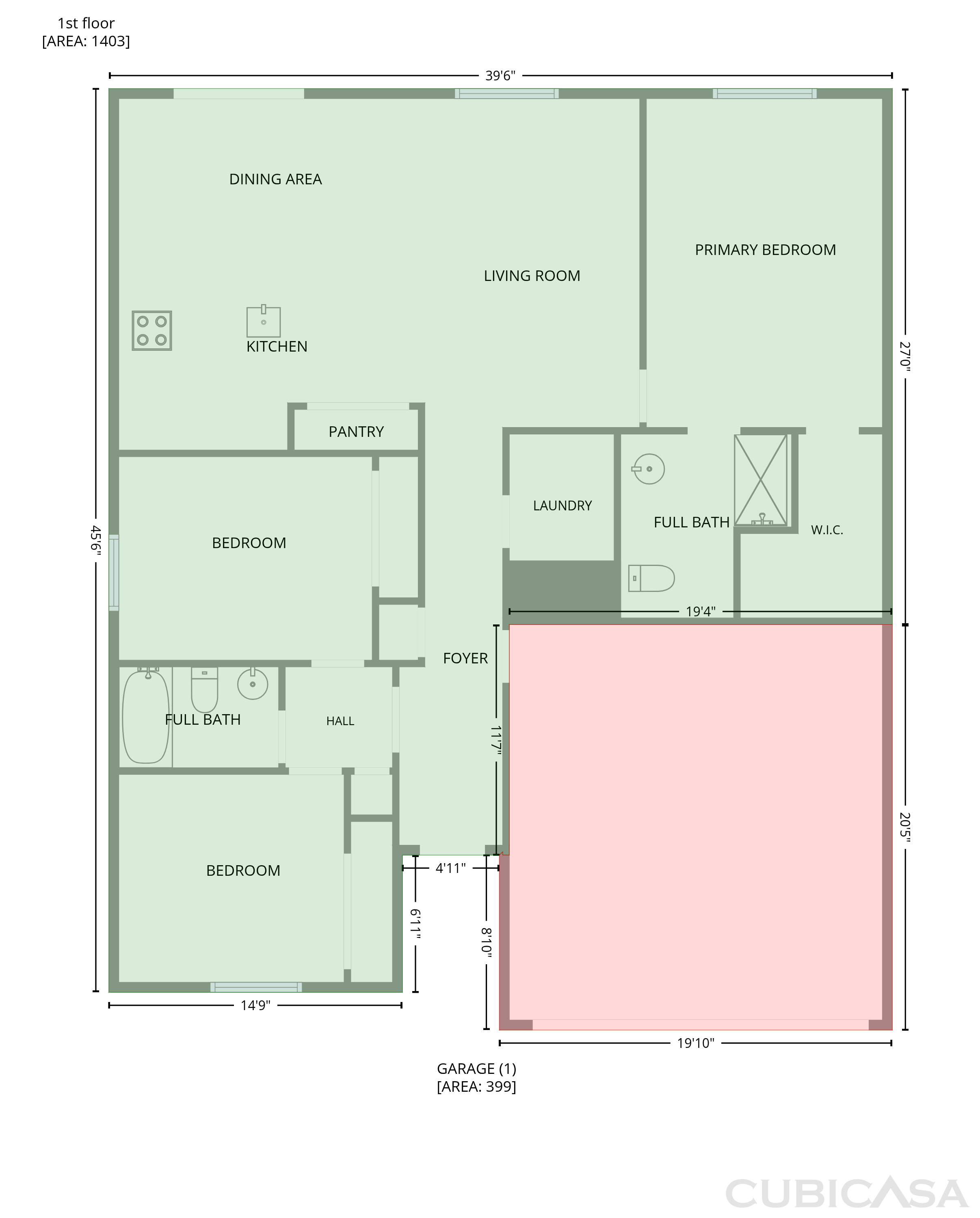 Main Floor of 1443 General Custer Ave, Daytona Beach, FL