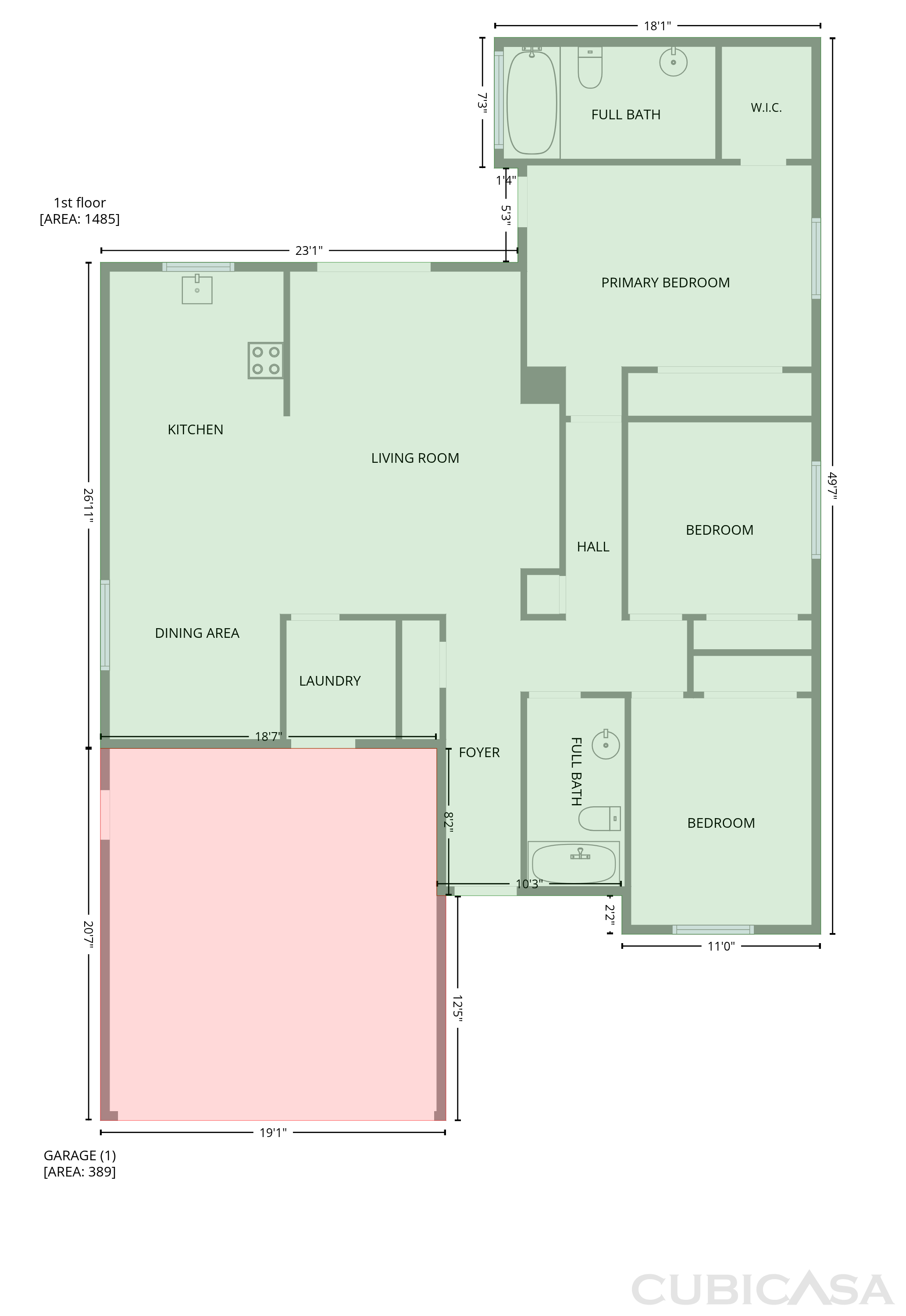 Main Floor of 5333 W Norwich Ave, Fresno, CA