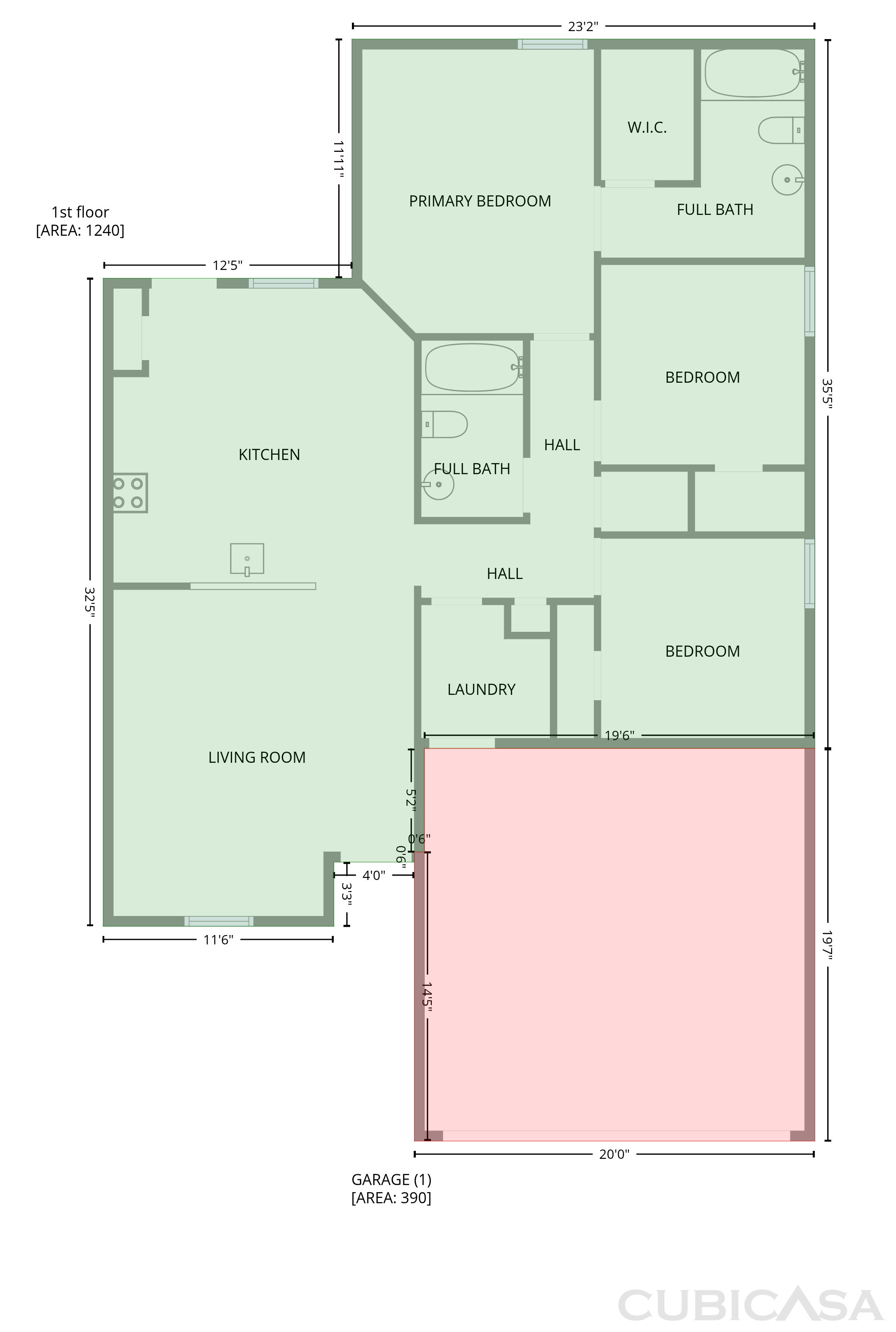 Main Floor of 2308 Dillards Dr, Chickasha, OK