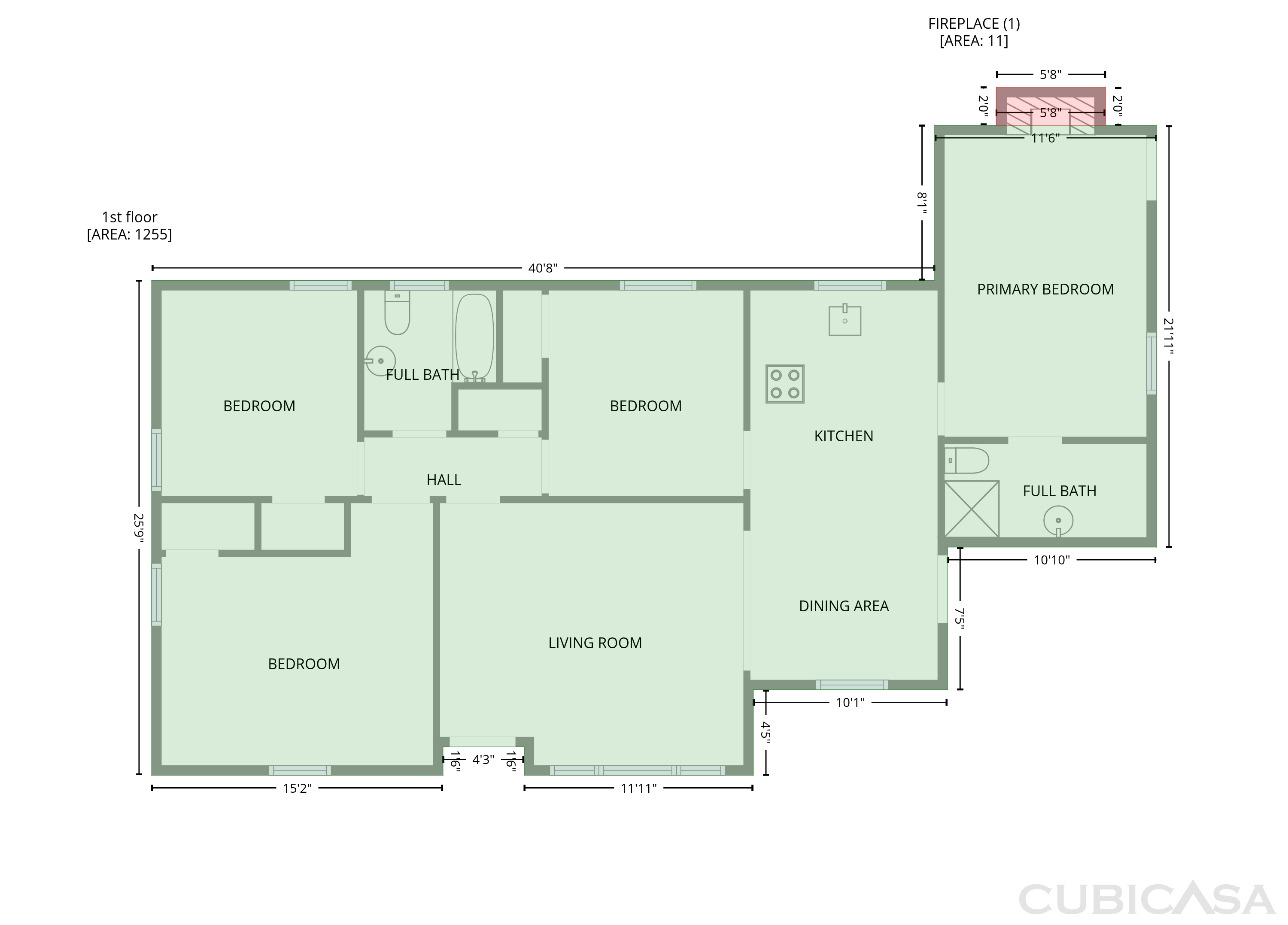 Main Floor of 909 Tower Pl, Nashville, TN