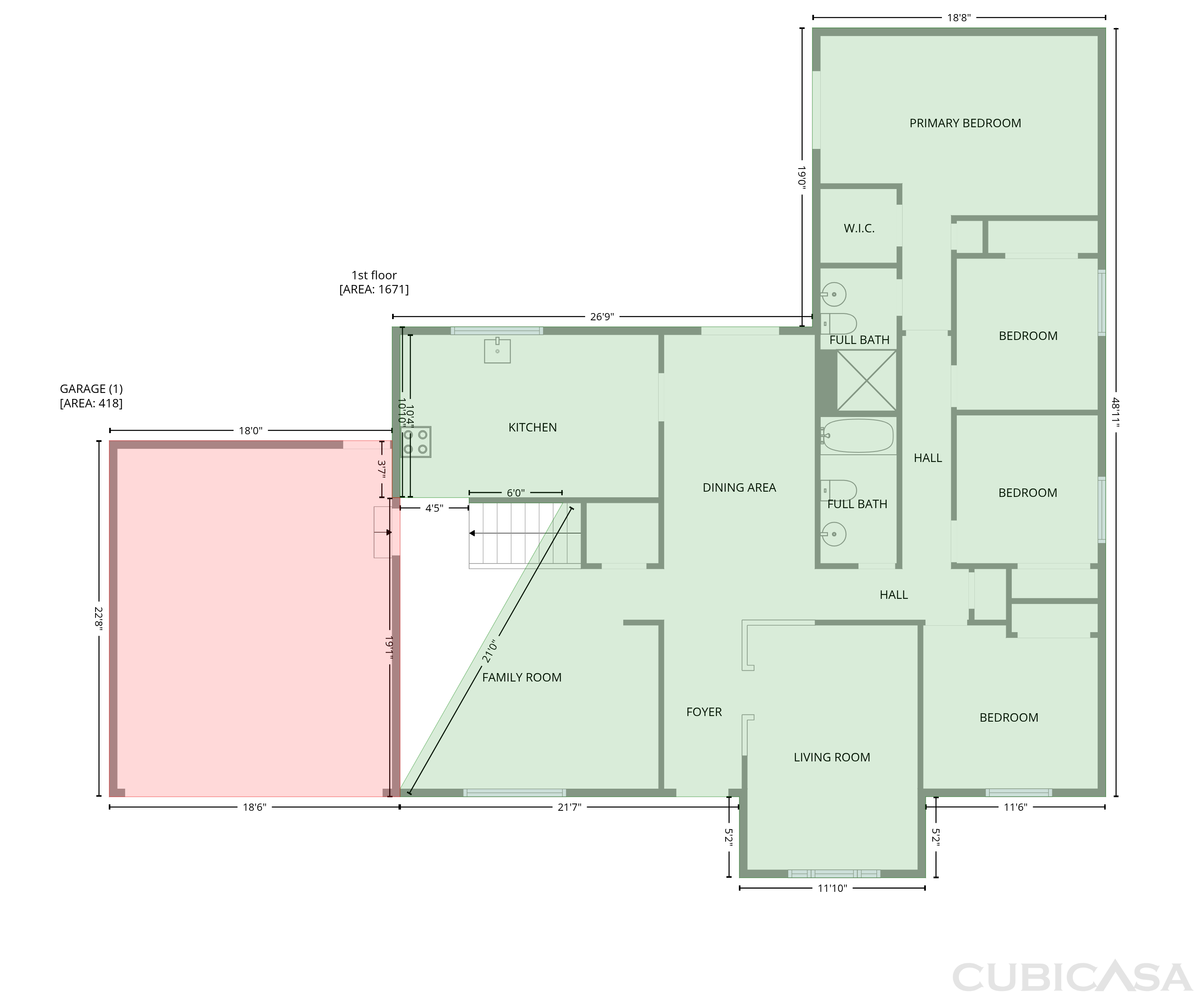 Main Floor of 12132 Jerries Ln, Florissant, MO