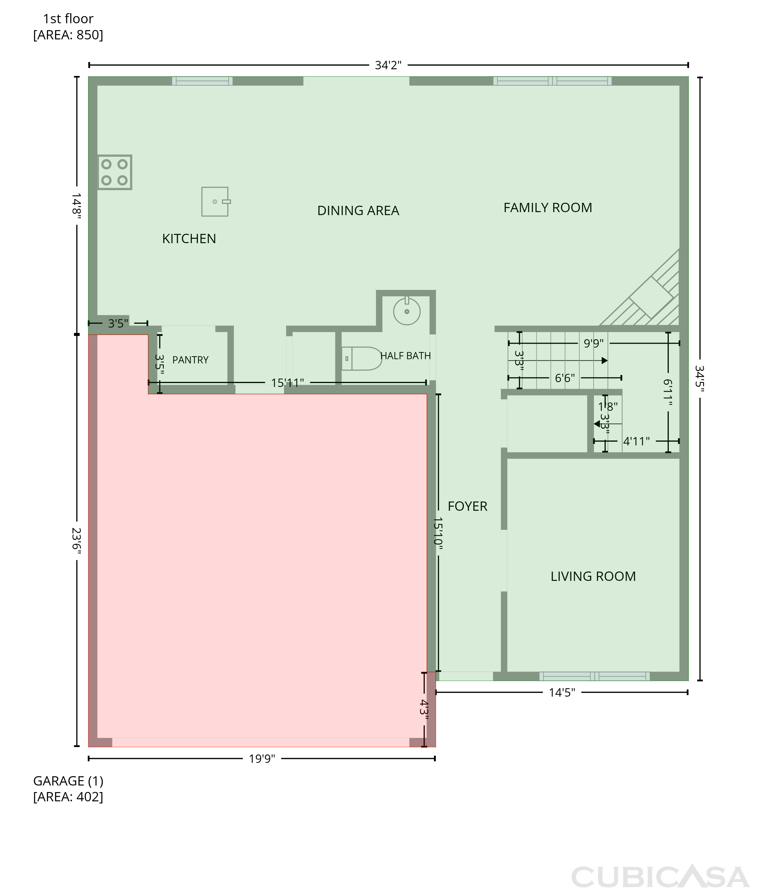 Main Floor of 1120 Amber Vista Ln, Knoxville, TN