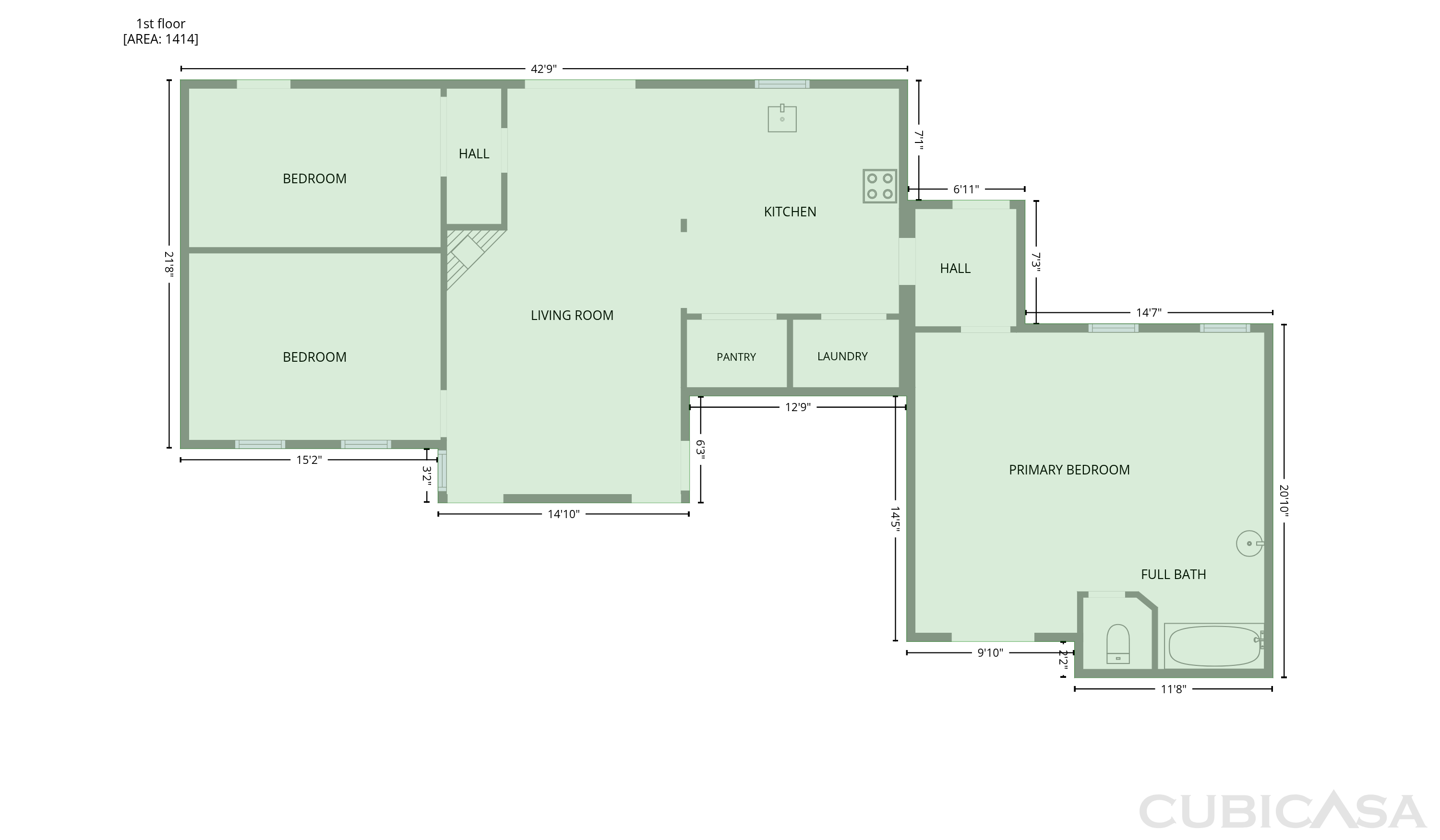 Main Floor of 404 Vincent St, Cedar Hill, TX
