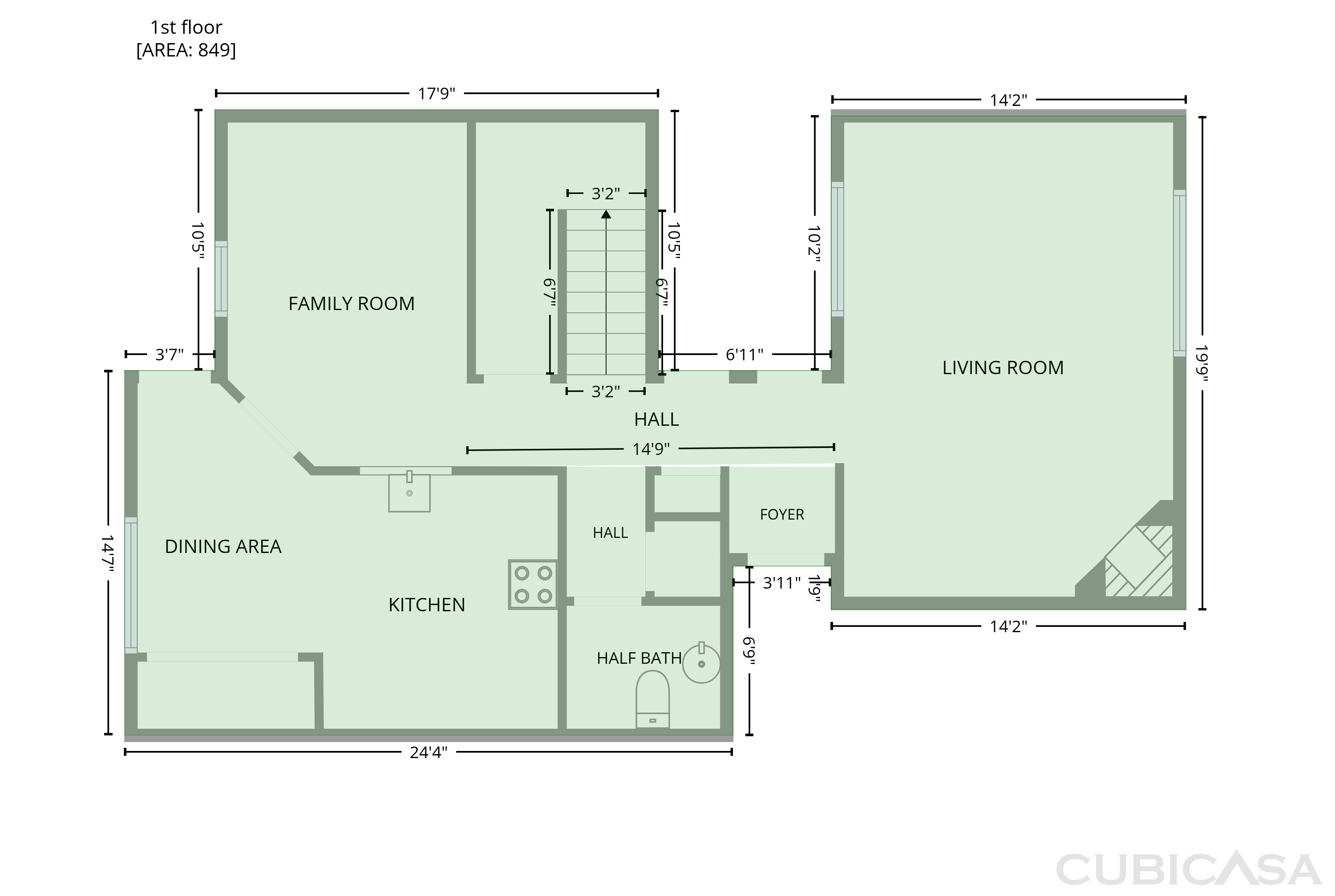 Main Floor of 3500 E Park Blvd, Plano, TX