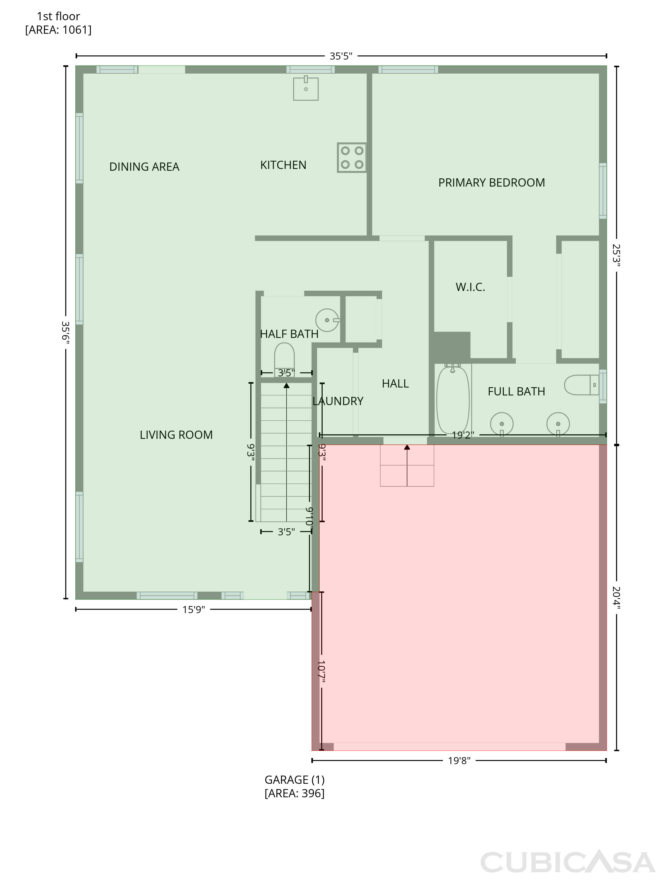 Main Floor of 2819 Burdette Dr, Augusta, GA