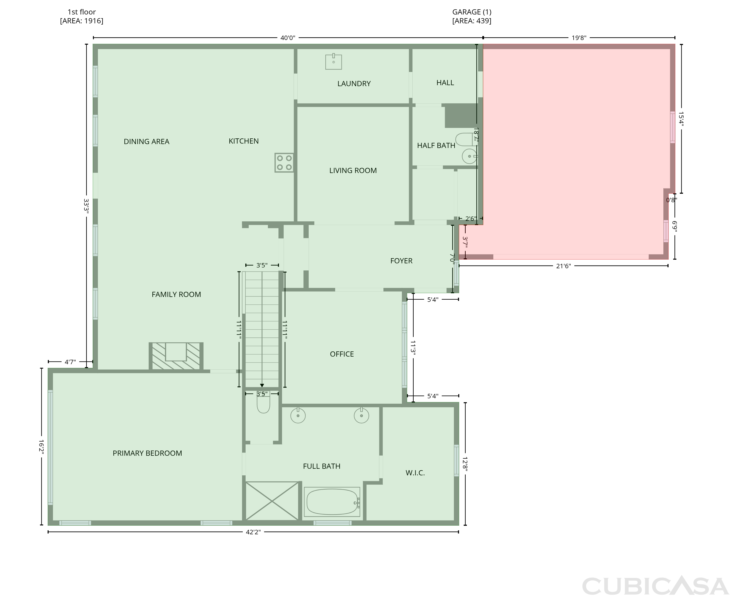 Main Floor of 1803 Kent Ave, Dunwoody, GA