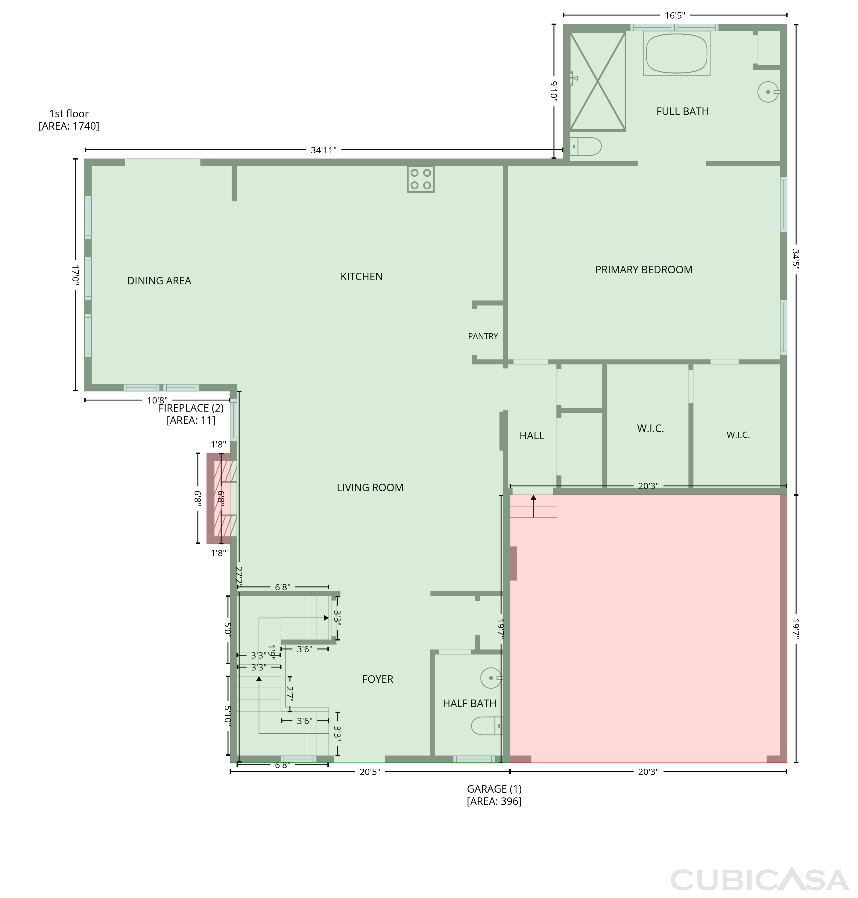 Second Floor of 940 Sleepy Hollow Dr, Monroe, OH