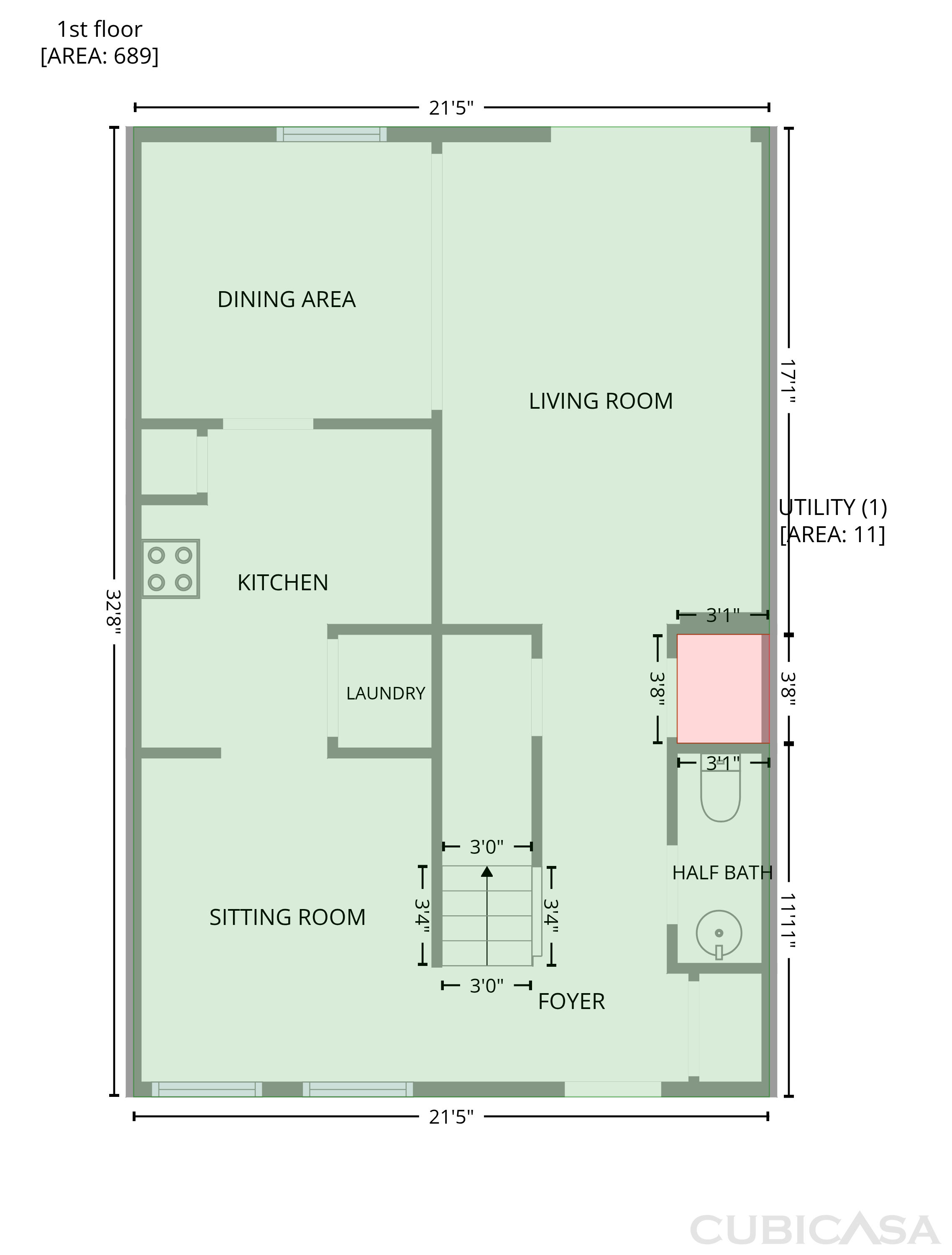 Main Floor of 706 Kaplan Ct, Hyattsville, MD