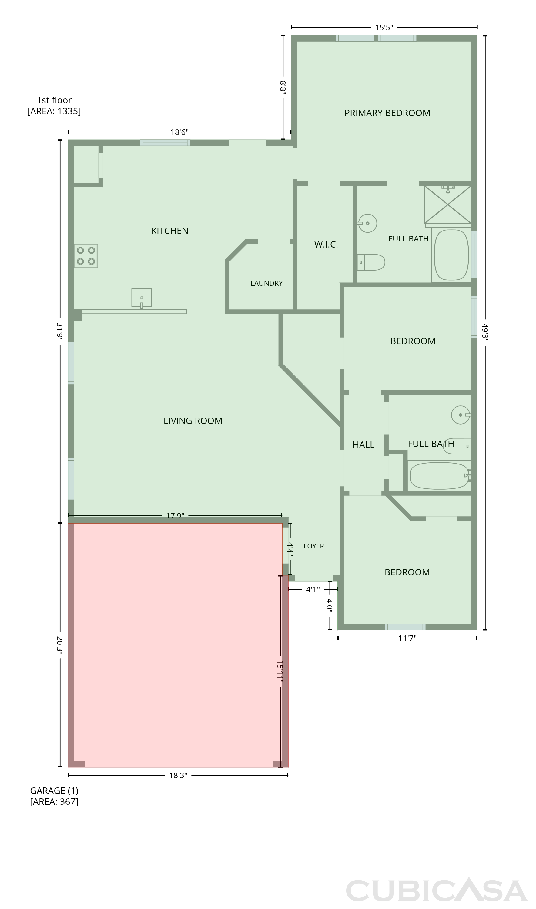 Main Floor of 2838 Davis Trce, San Antonio, TX