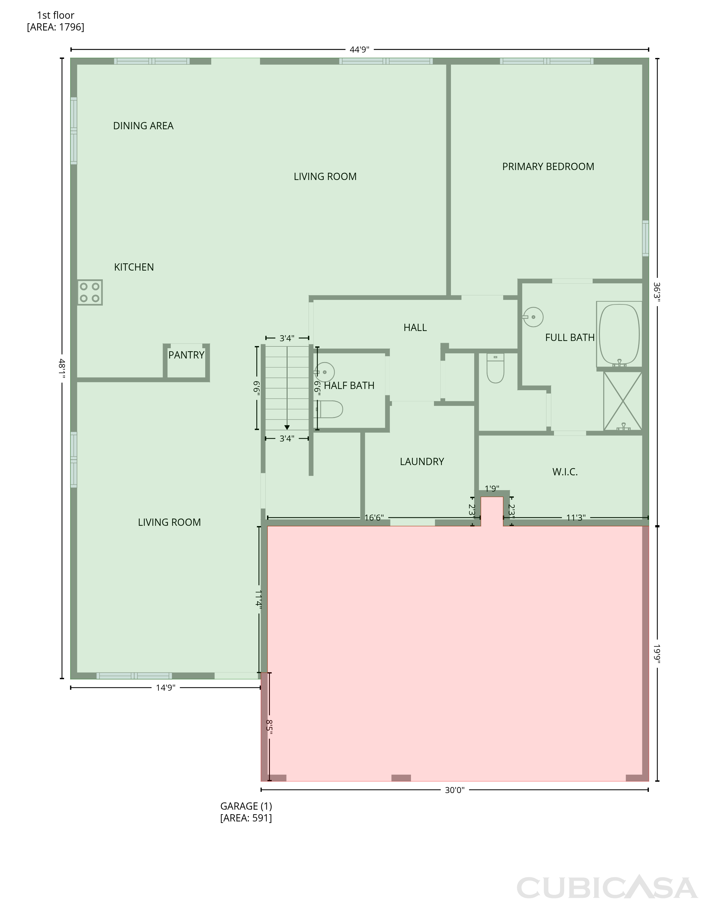 Main Floor of 18689 N Miller Way, Maricopa, AZ