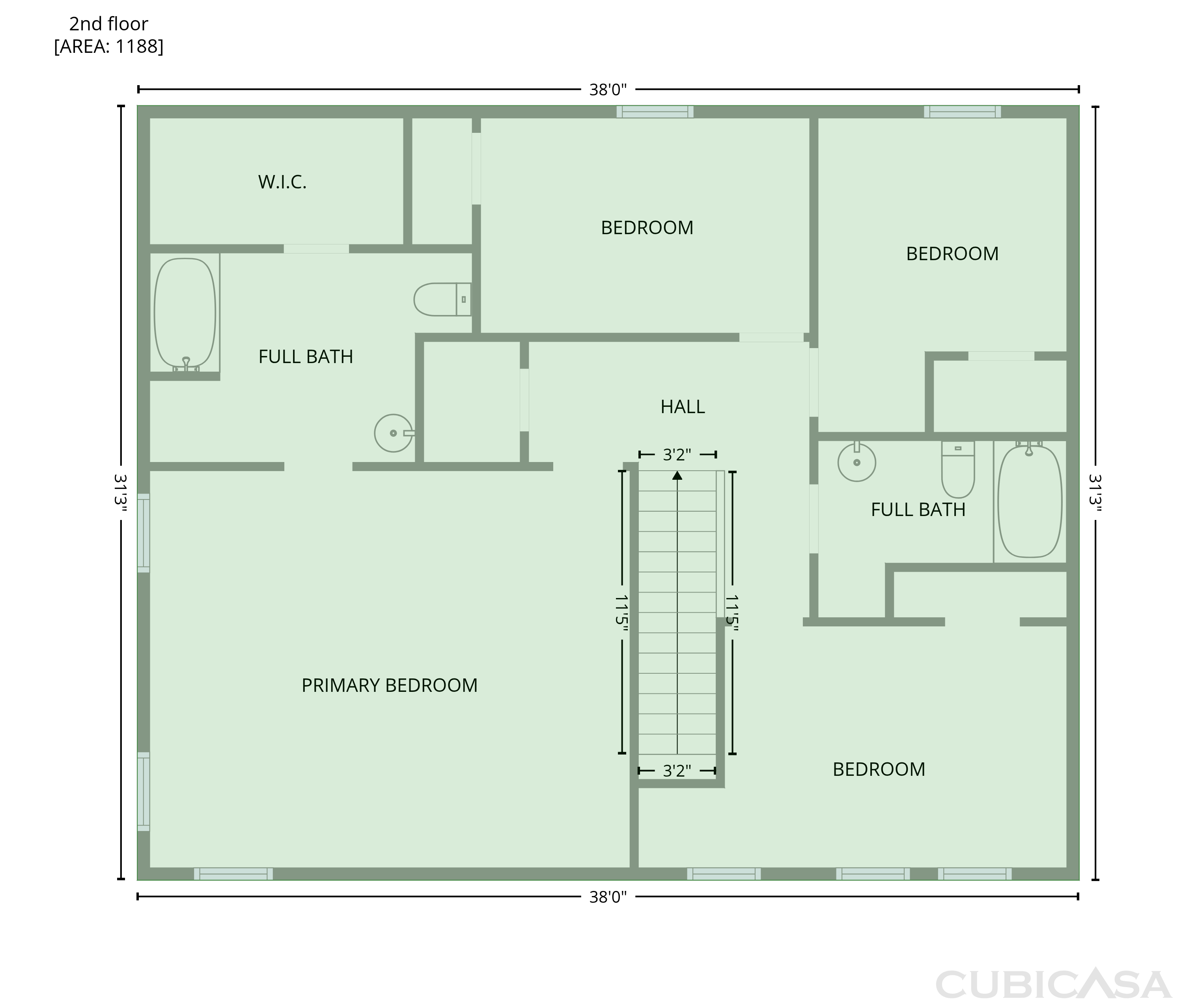 Second Floor of 838 Sorrel Ln, Oakboro, NC