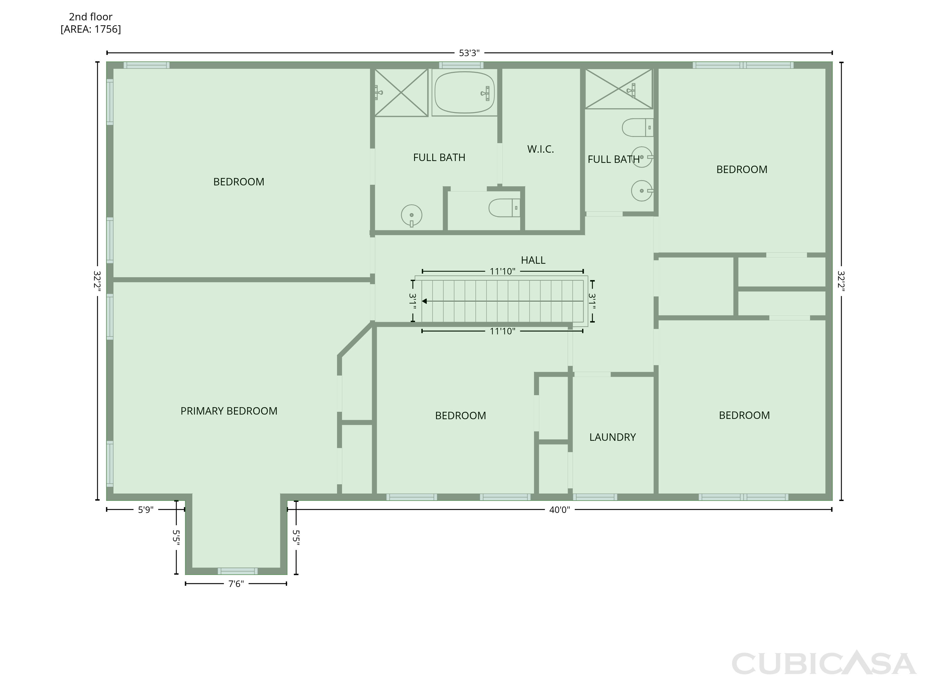Second Floor of 5101 Saint Clair St, Fort Mill, SC