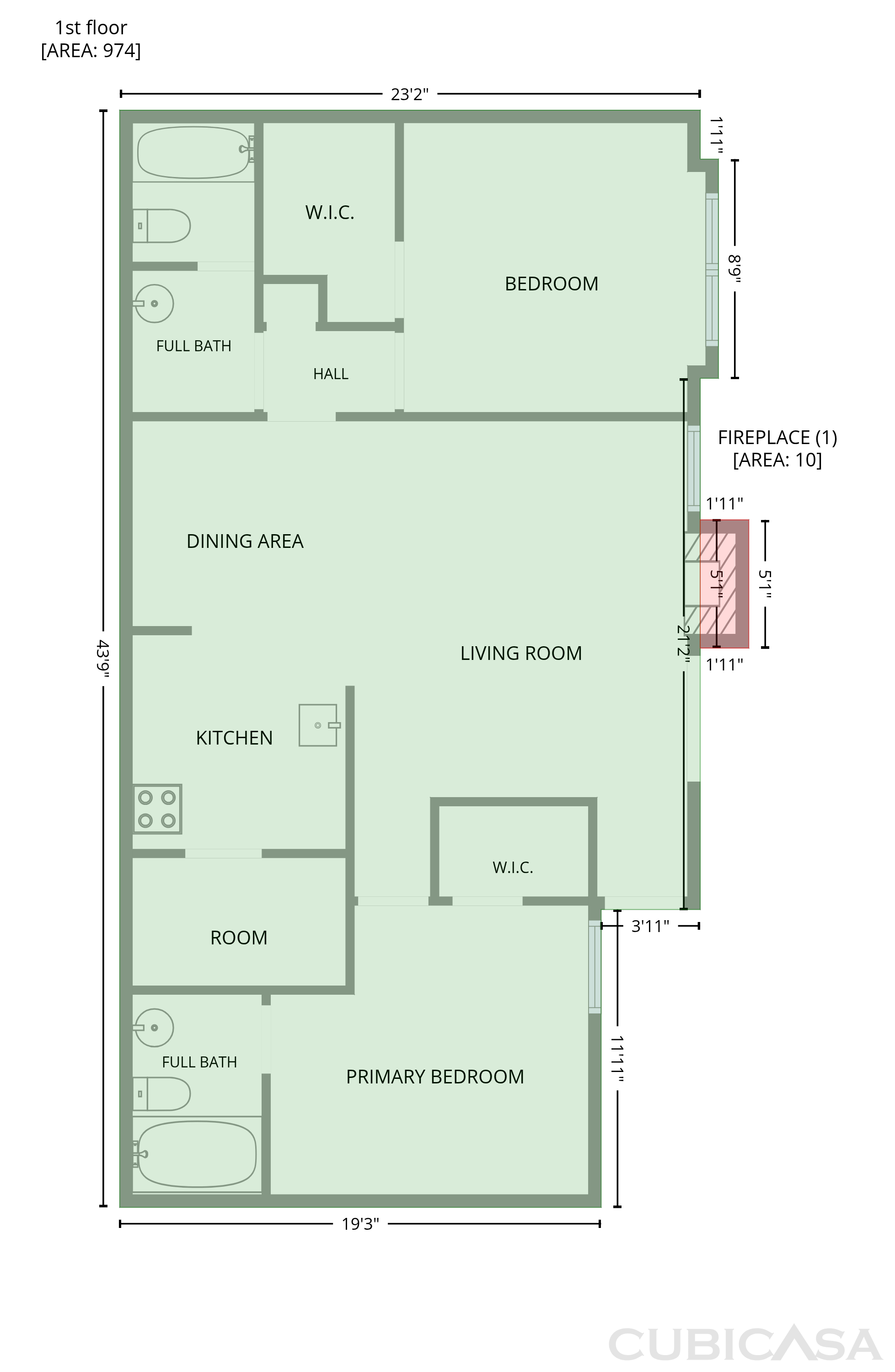 Main Floor of 322 Granville Ct, Atlanta, GA
