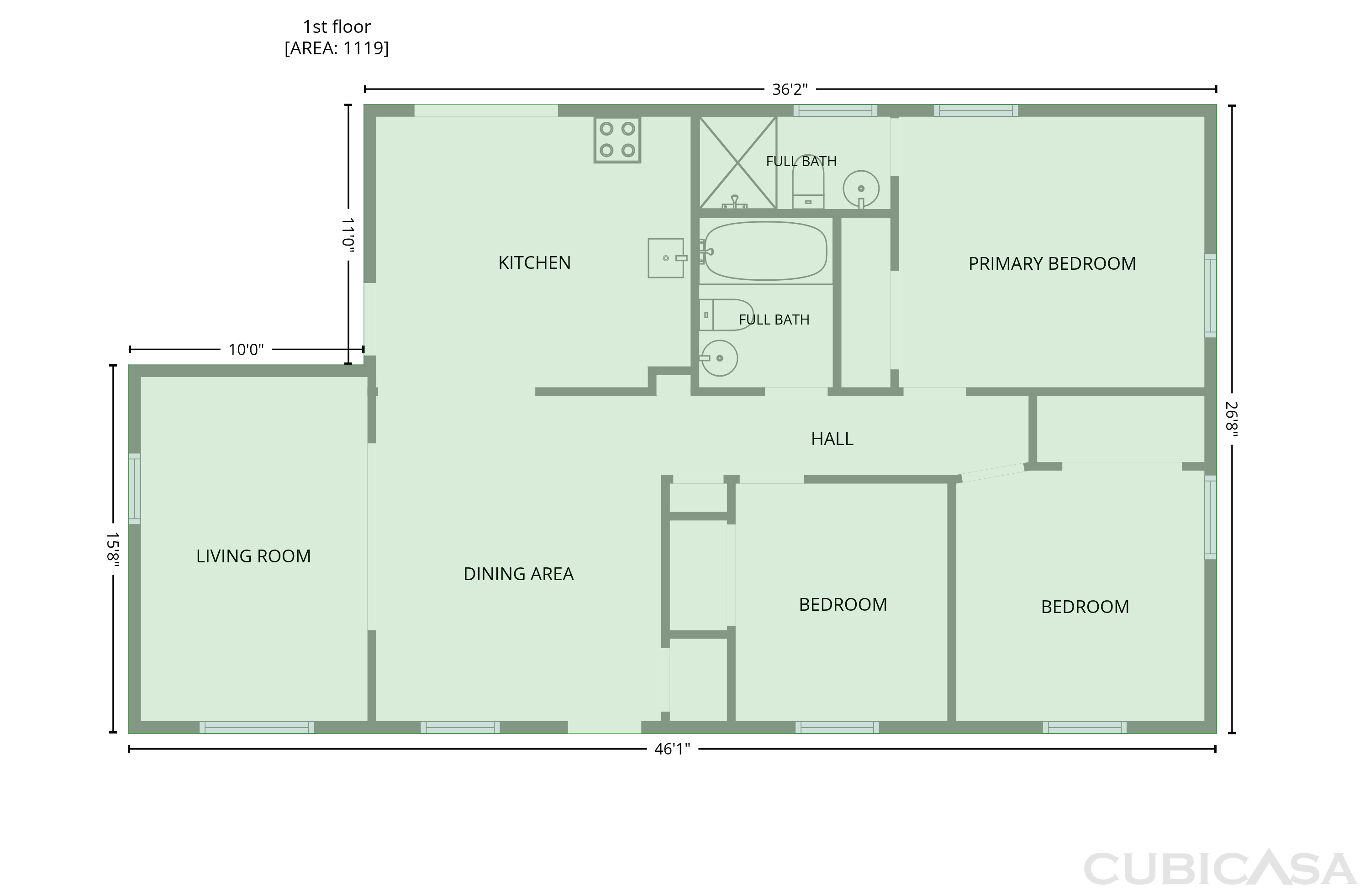 Main Floor of 740 SE 28th St, Ocala, FL