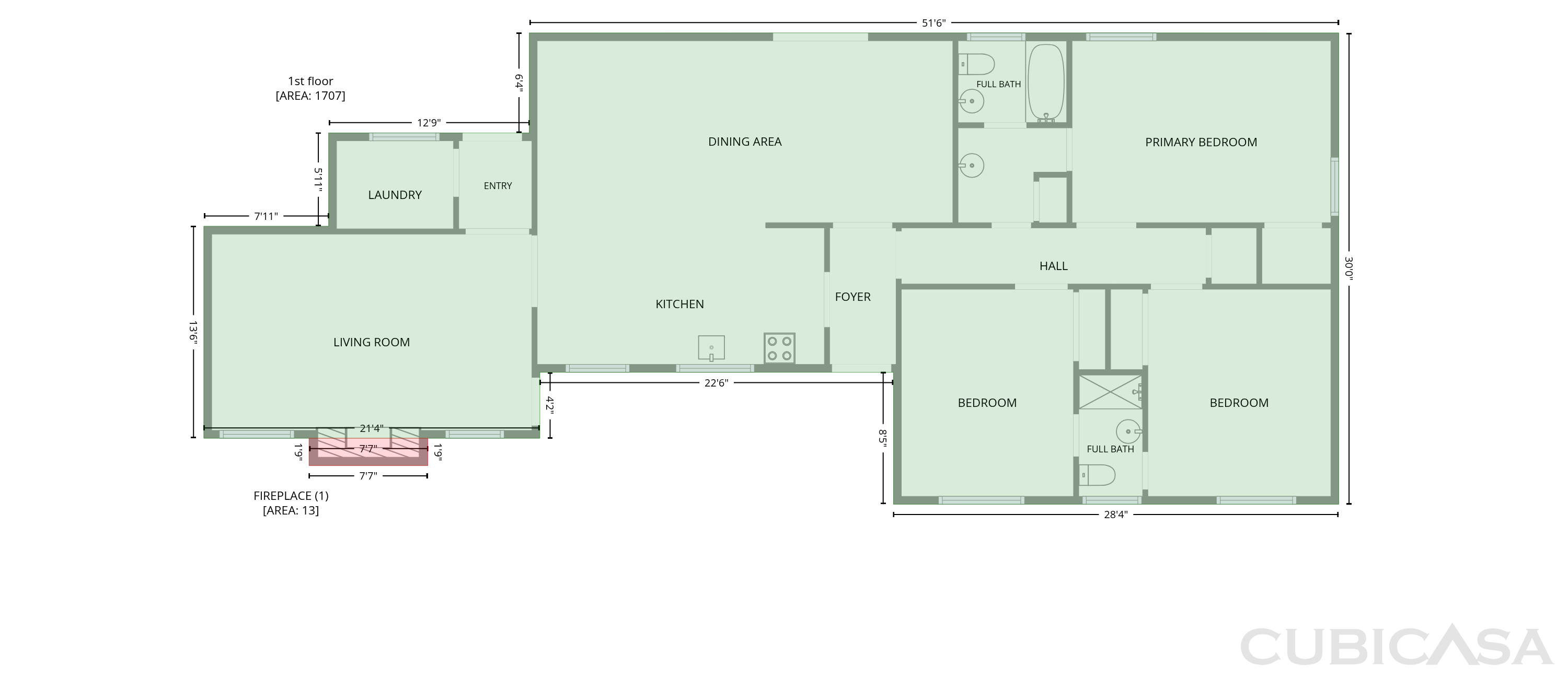 Main Floor of 681 John Ward Rd SW, Marietta, GA
