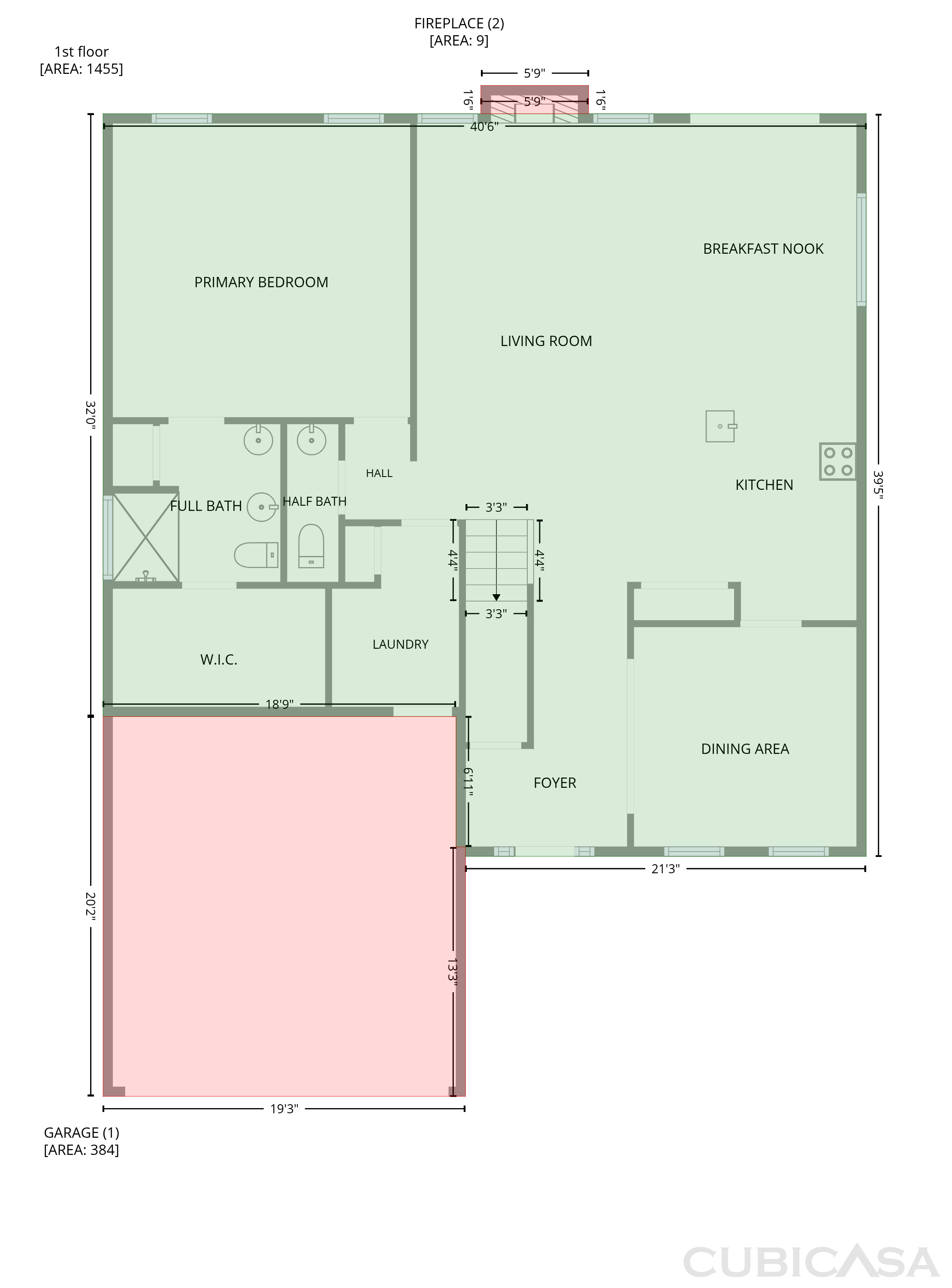 Main Floor of 7463 Buckview Ct, Kernersville, NC