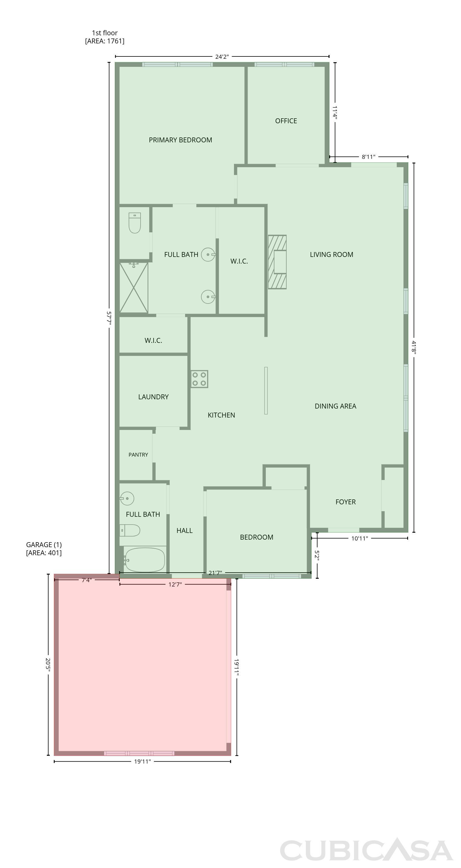 Main Floor of 151 Olivine Dr, Raleigh, NC