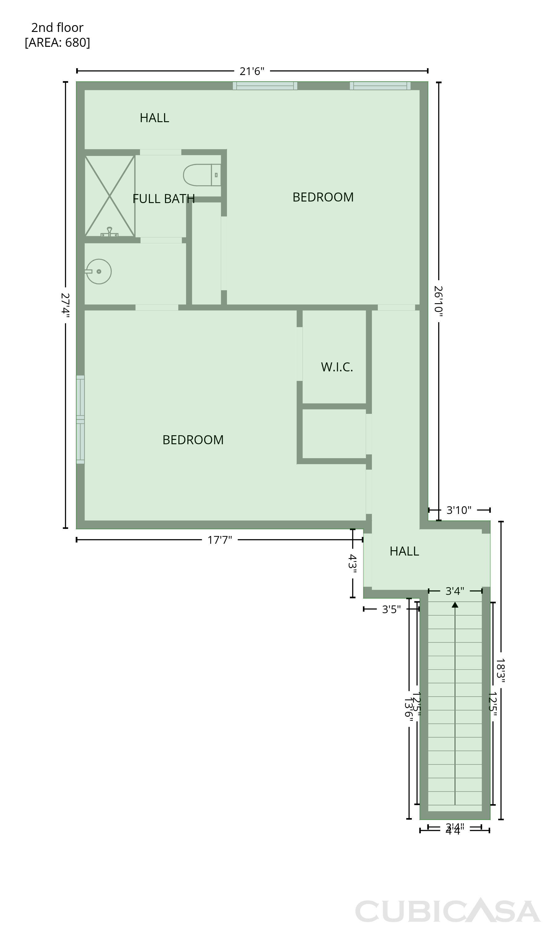 Second Floor of 5047 Little Harbor Way, Acworth, GA