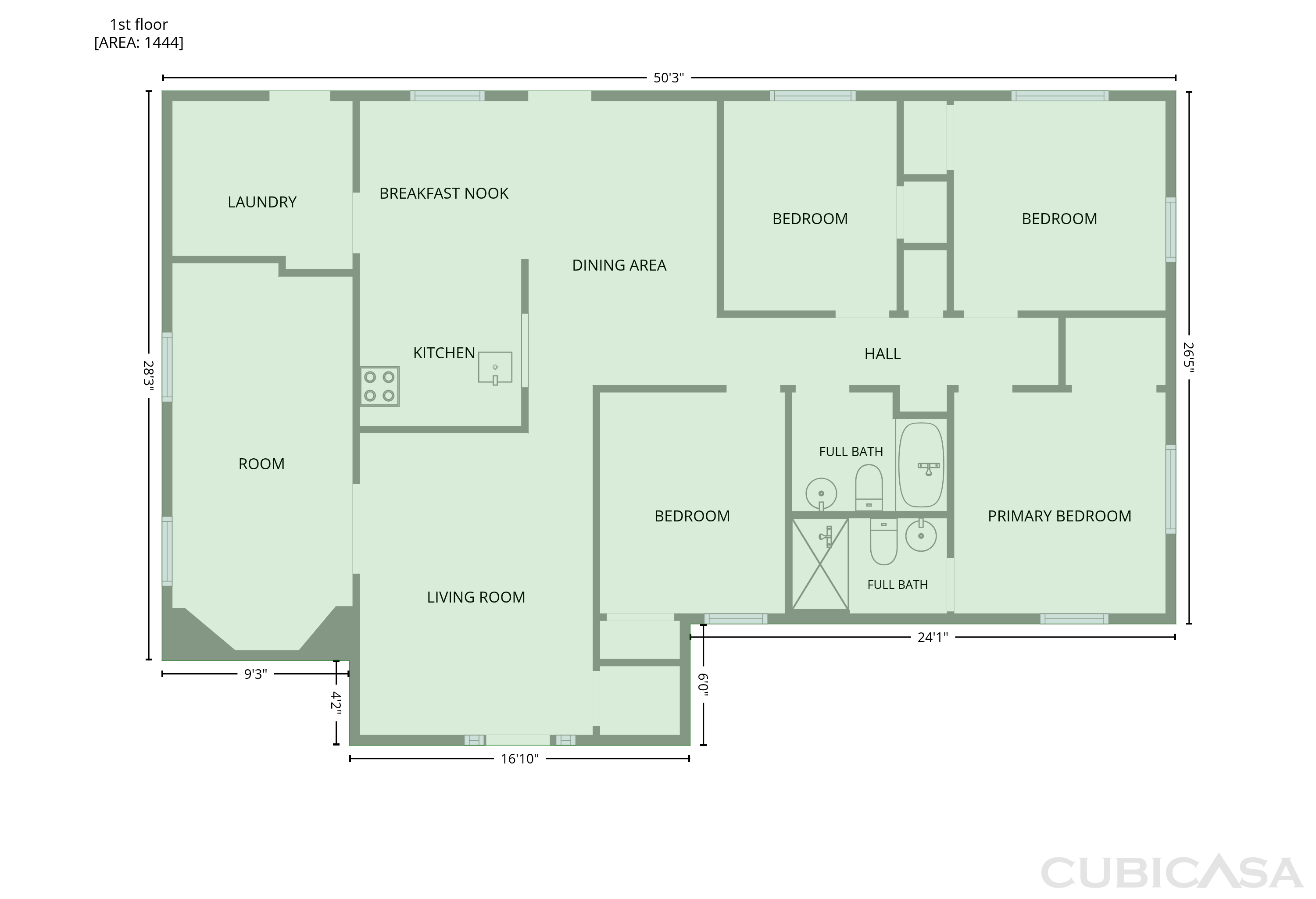 Main Floor of 403 Samuel St, San Antonio, TX