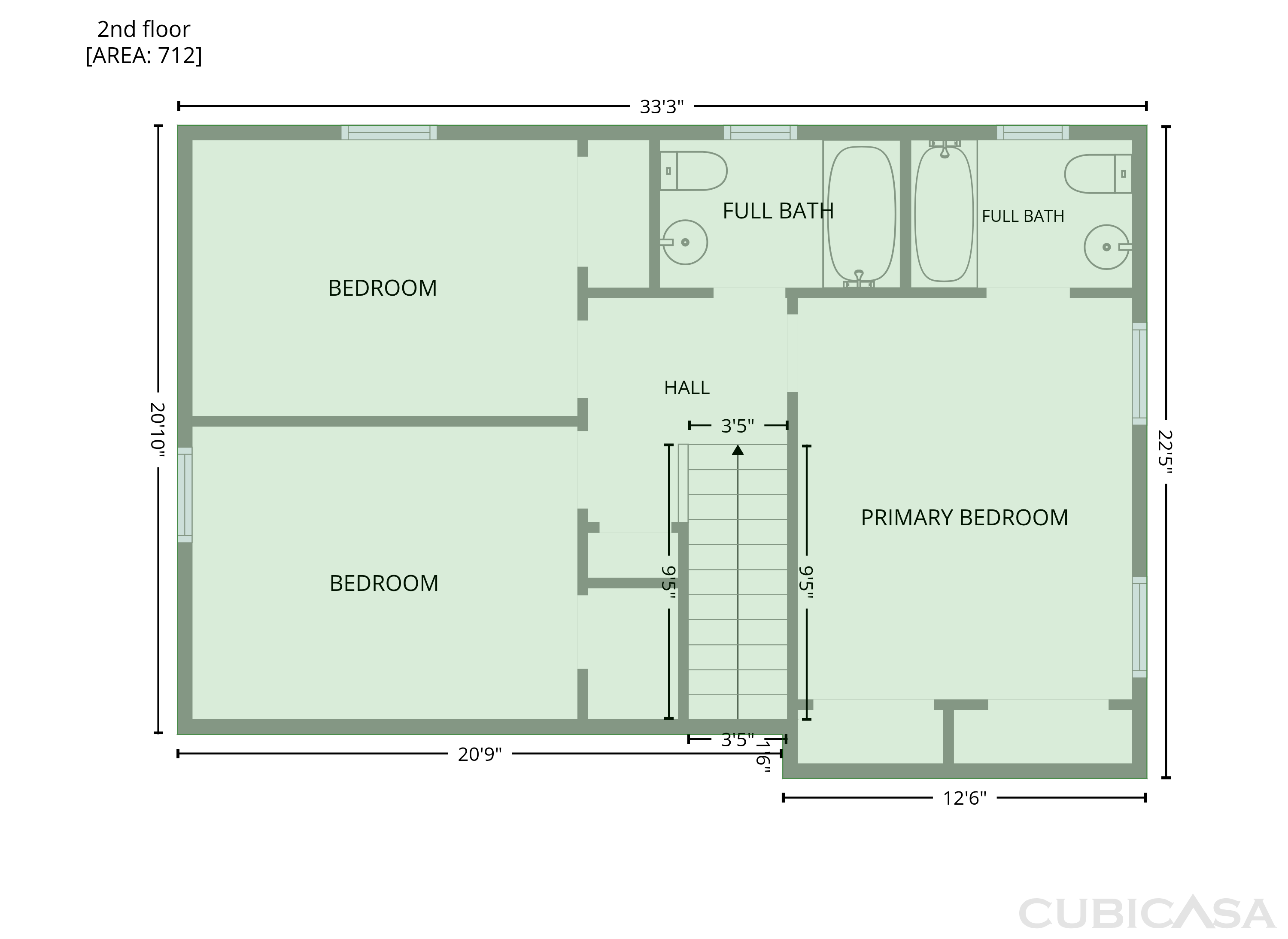 Second Floor of 224 Pappy Dr, Oak Grove, KY