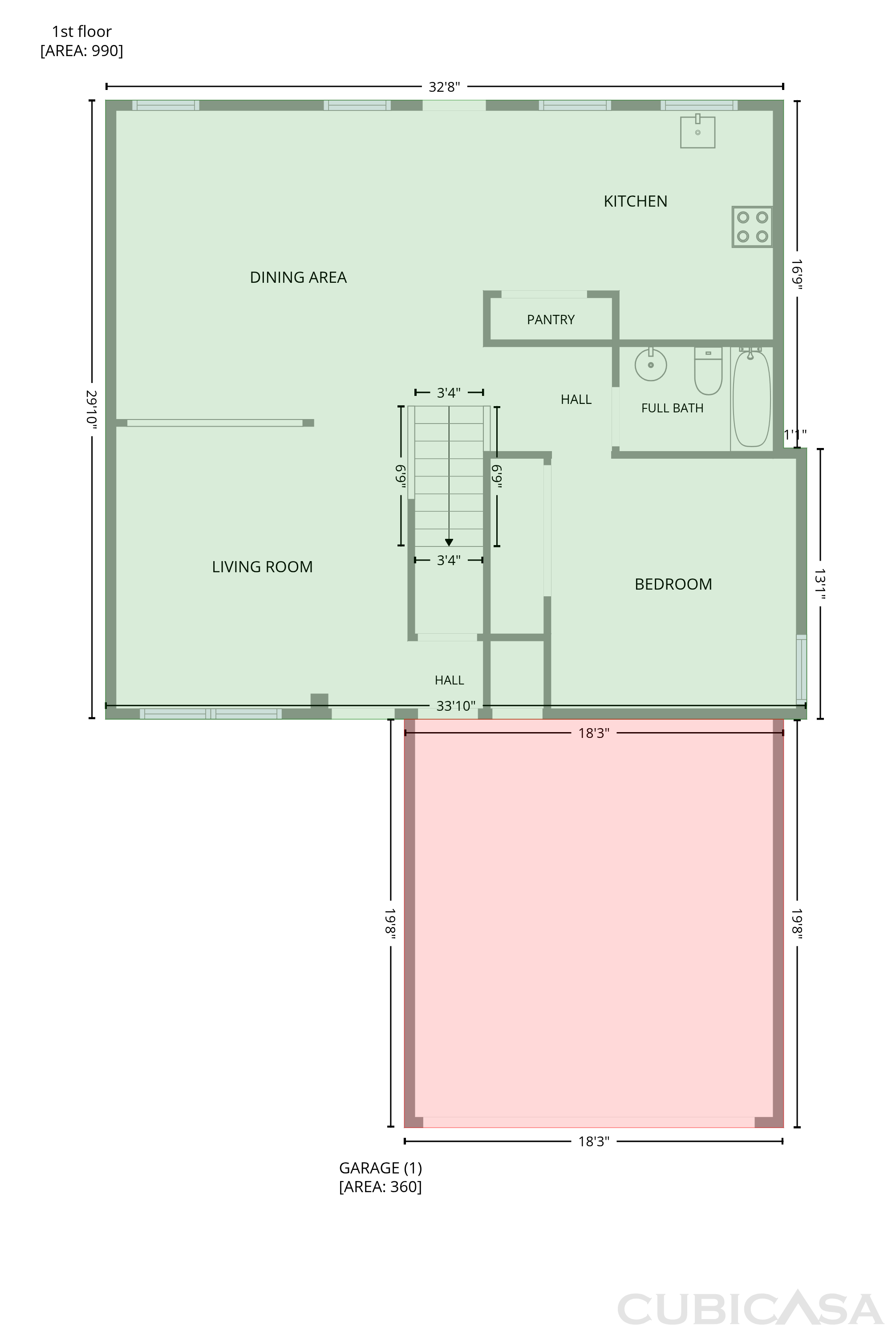Main Floor of 230 Phillips St, Hutto, TX