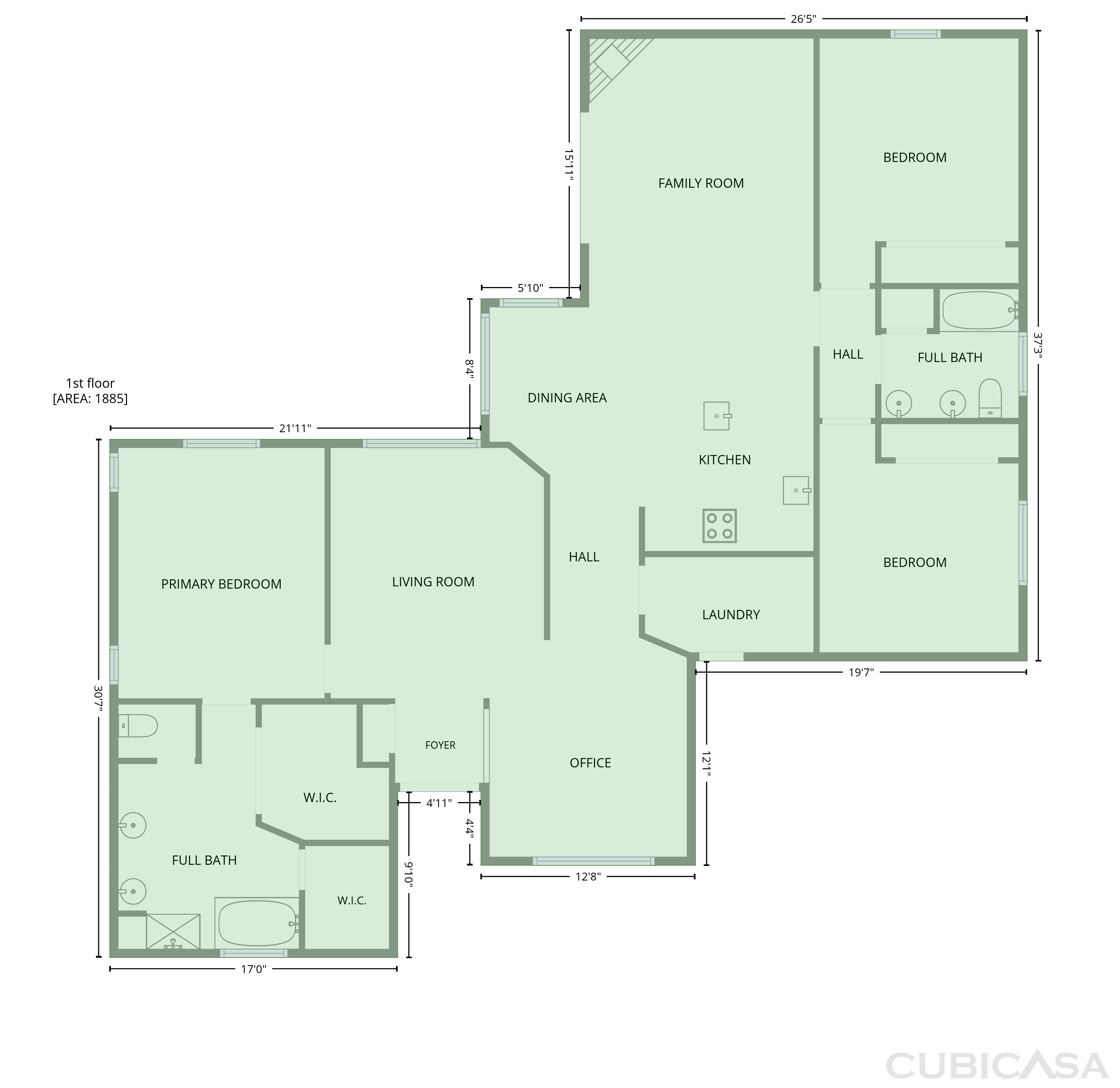 Main Floor of 12919 Prestwick Dr, Riverview, FL