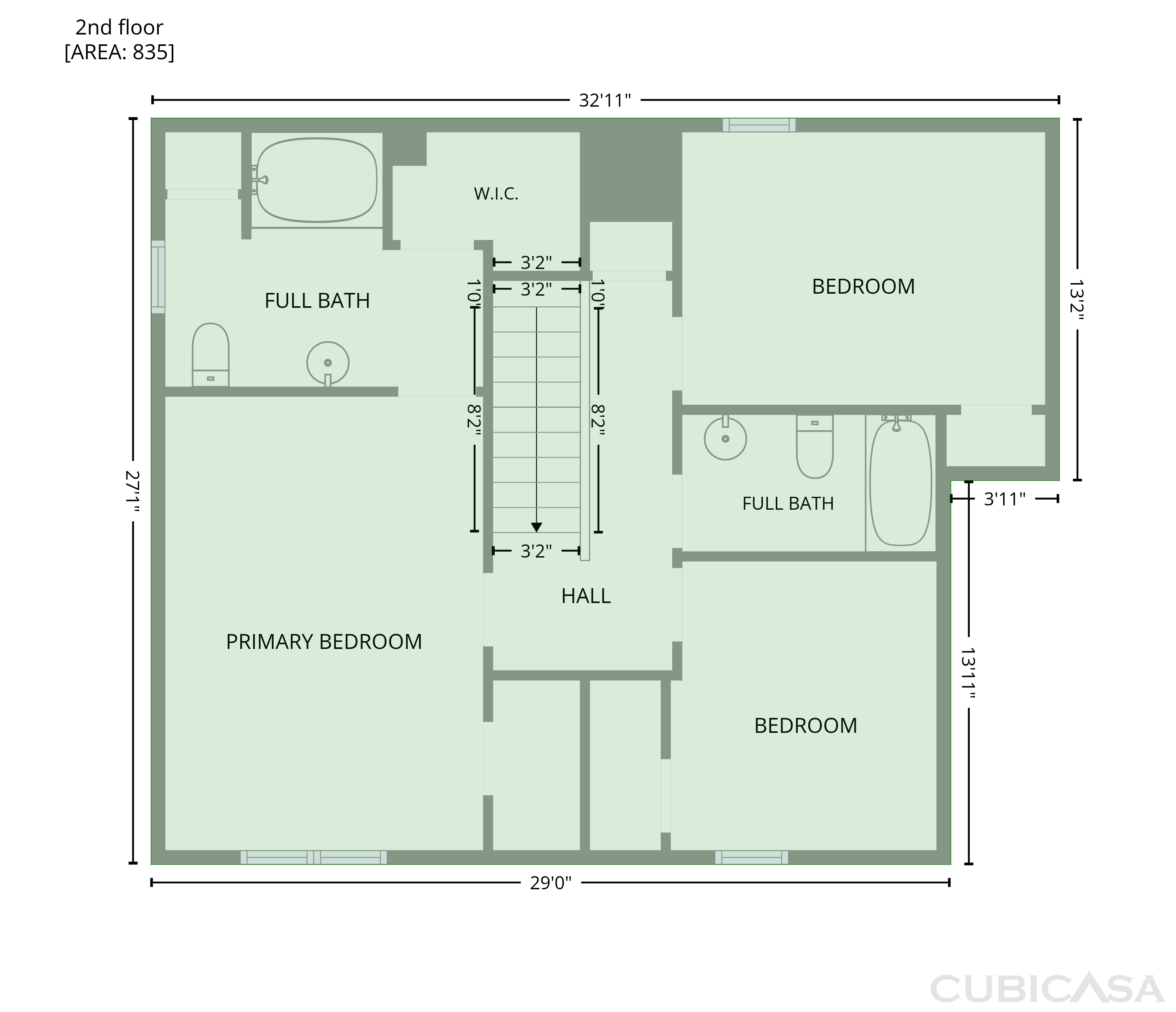 Second Floor of 8222 Gabon Ct, Charlotte, NC