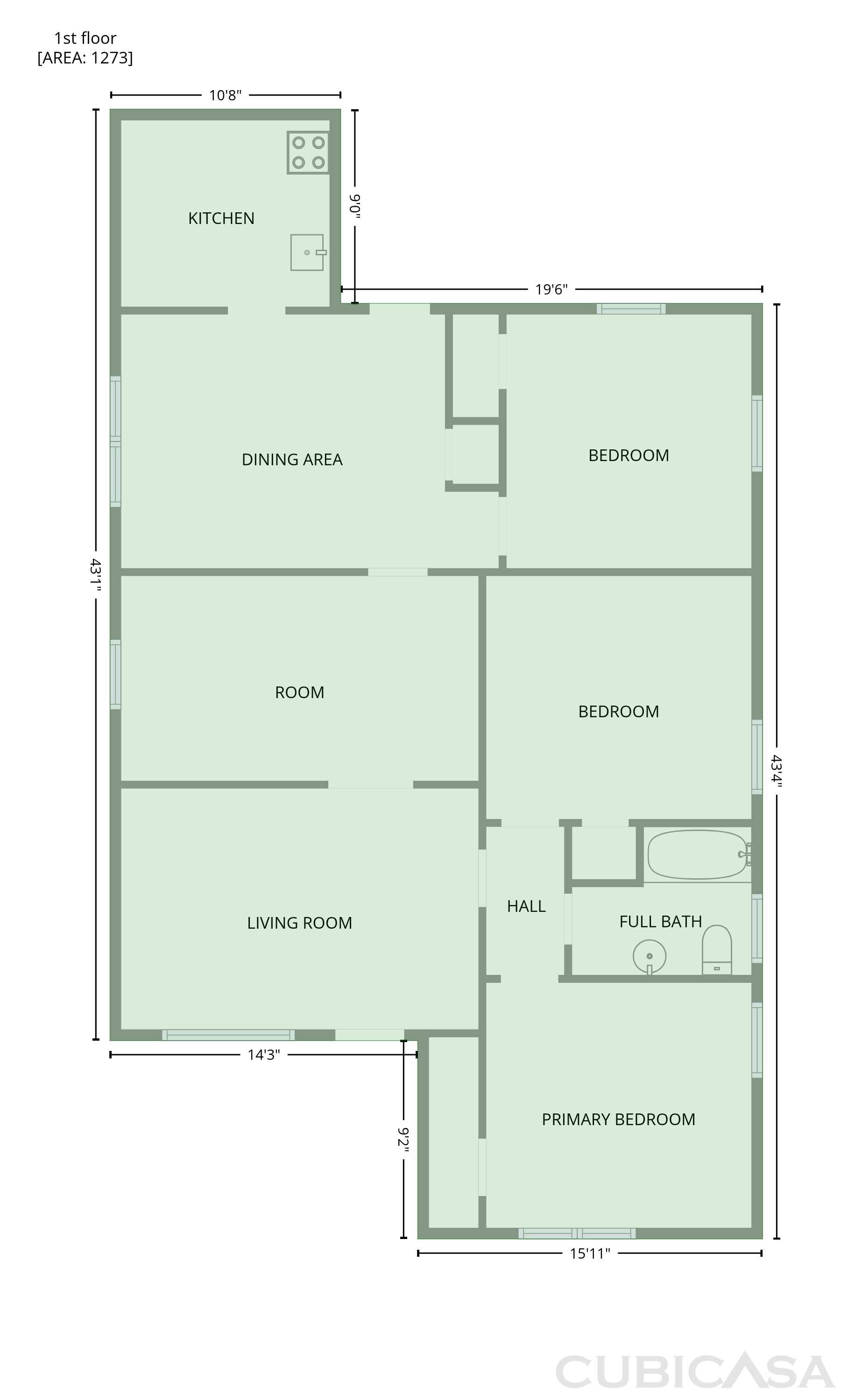 Main Floor of 206 Highway Ave, Birmingham, AL