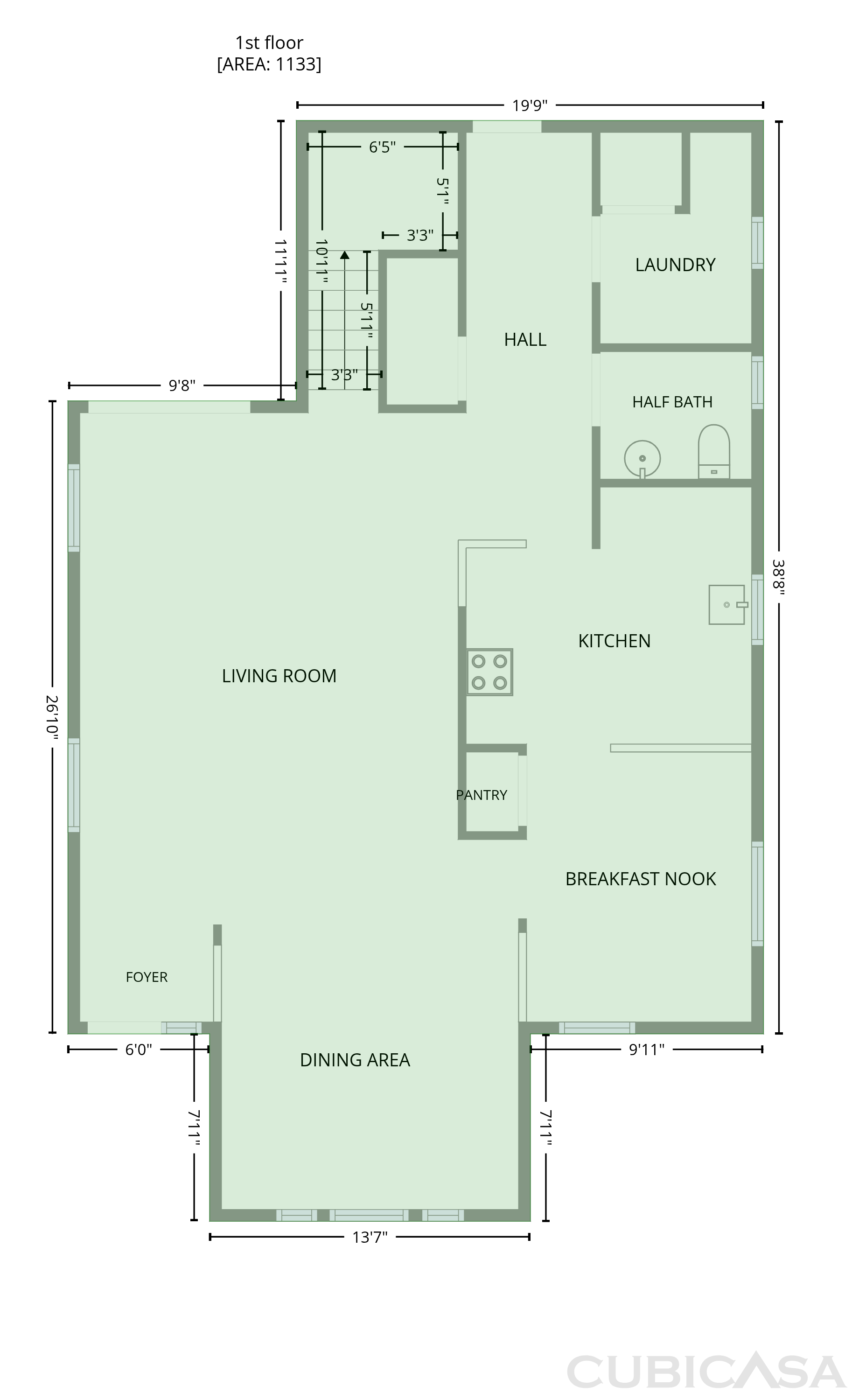 Main Floor of 3311 Pond Pine Rd, Saint Cloud, FL