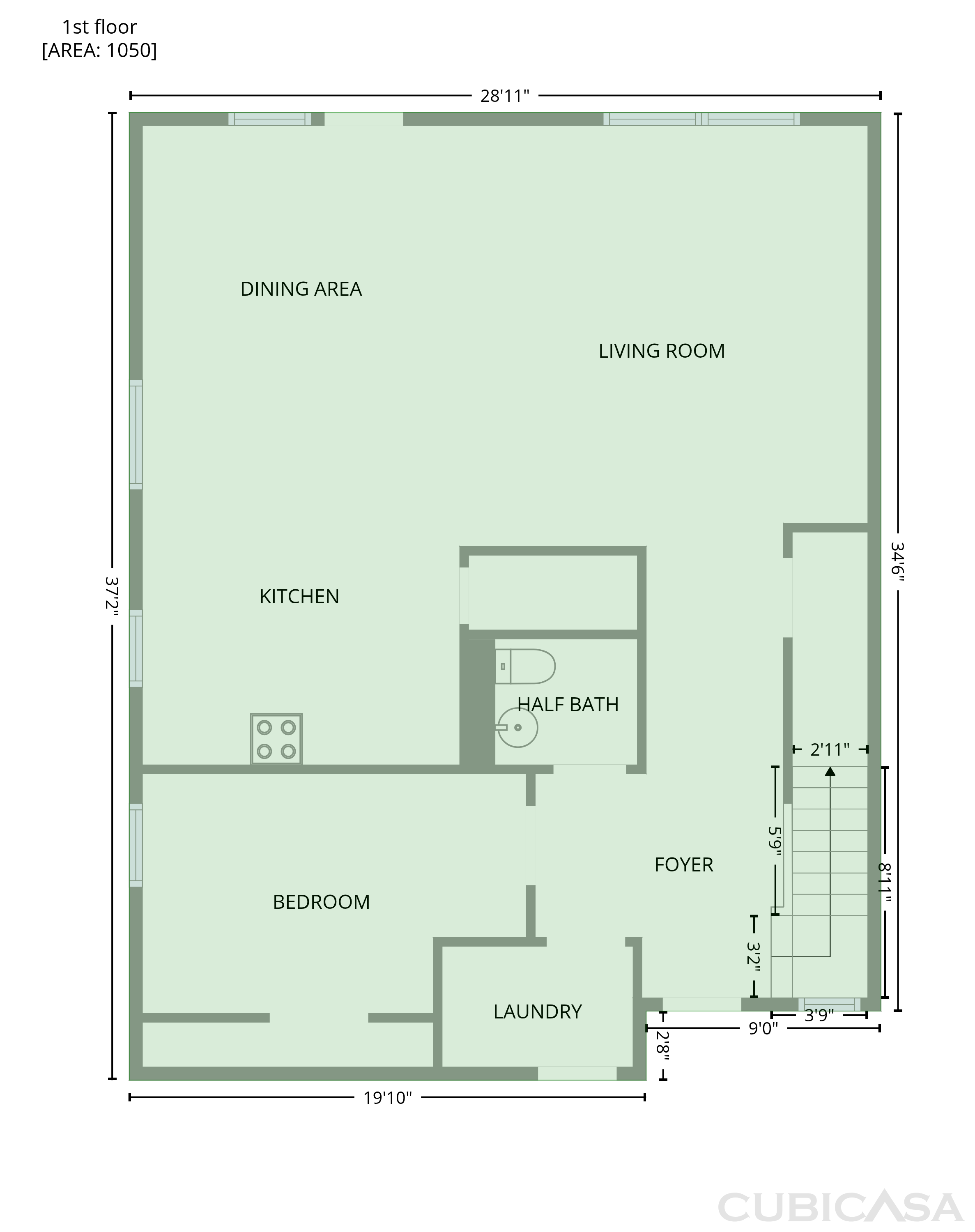 Main Floor of 2100 Brandywine Dr, New Braunfels, TX