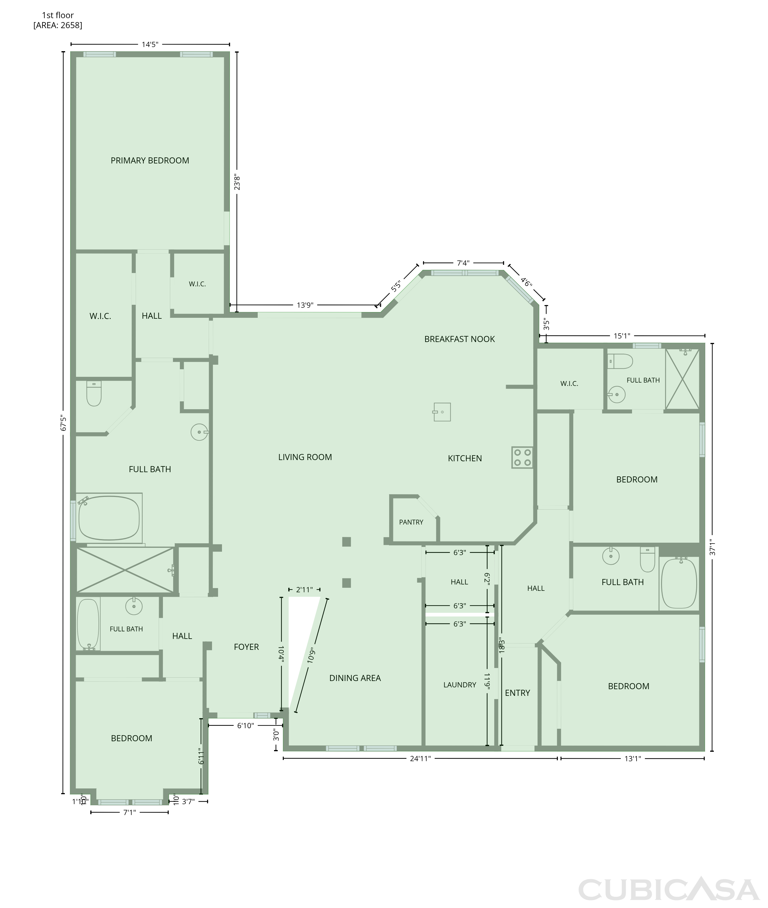 Main Floor of 15 San Nueve Cir, Saint Augustine, FL