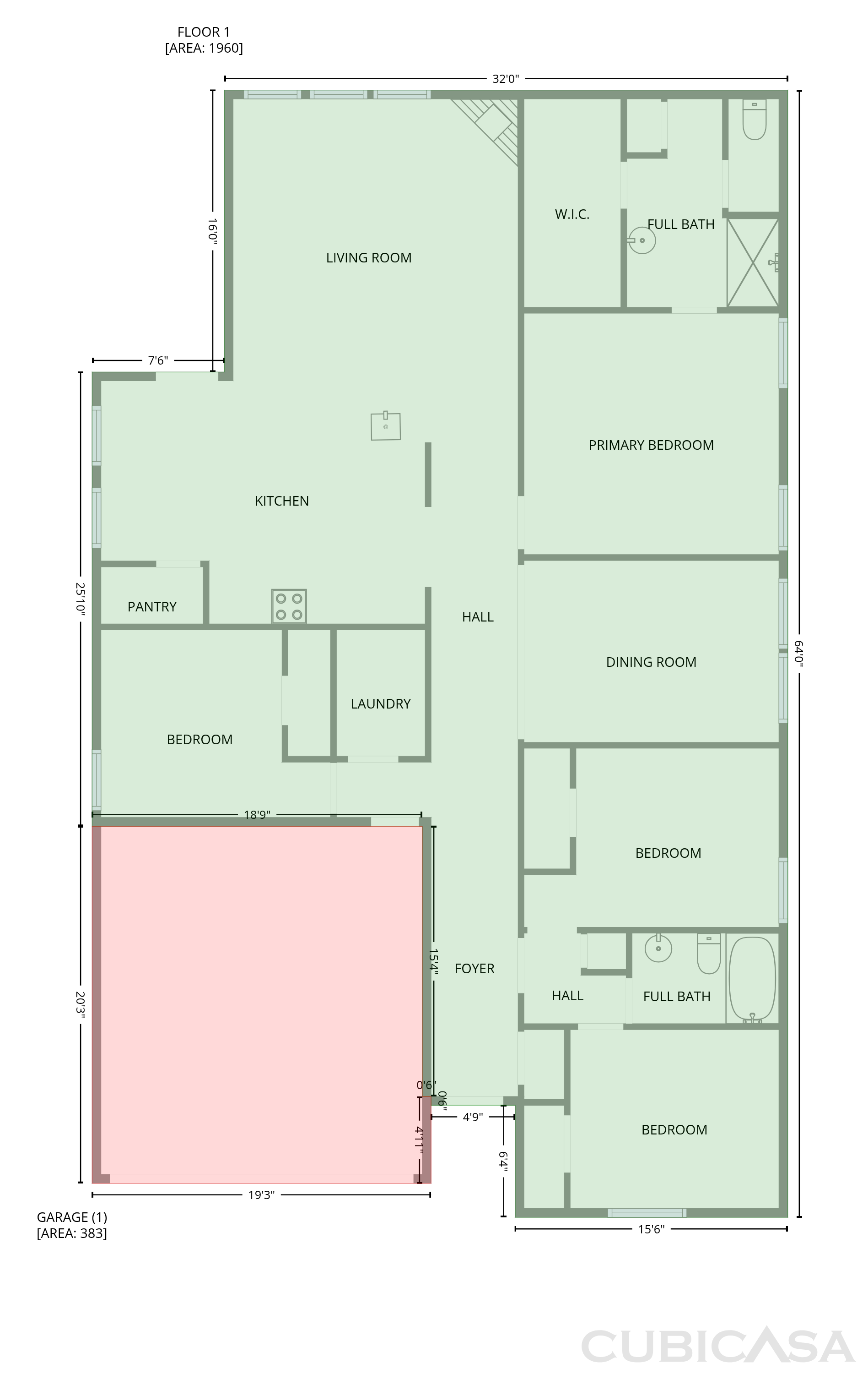 Main Floor of 8400 High Garden St, Fort Worth, TX
