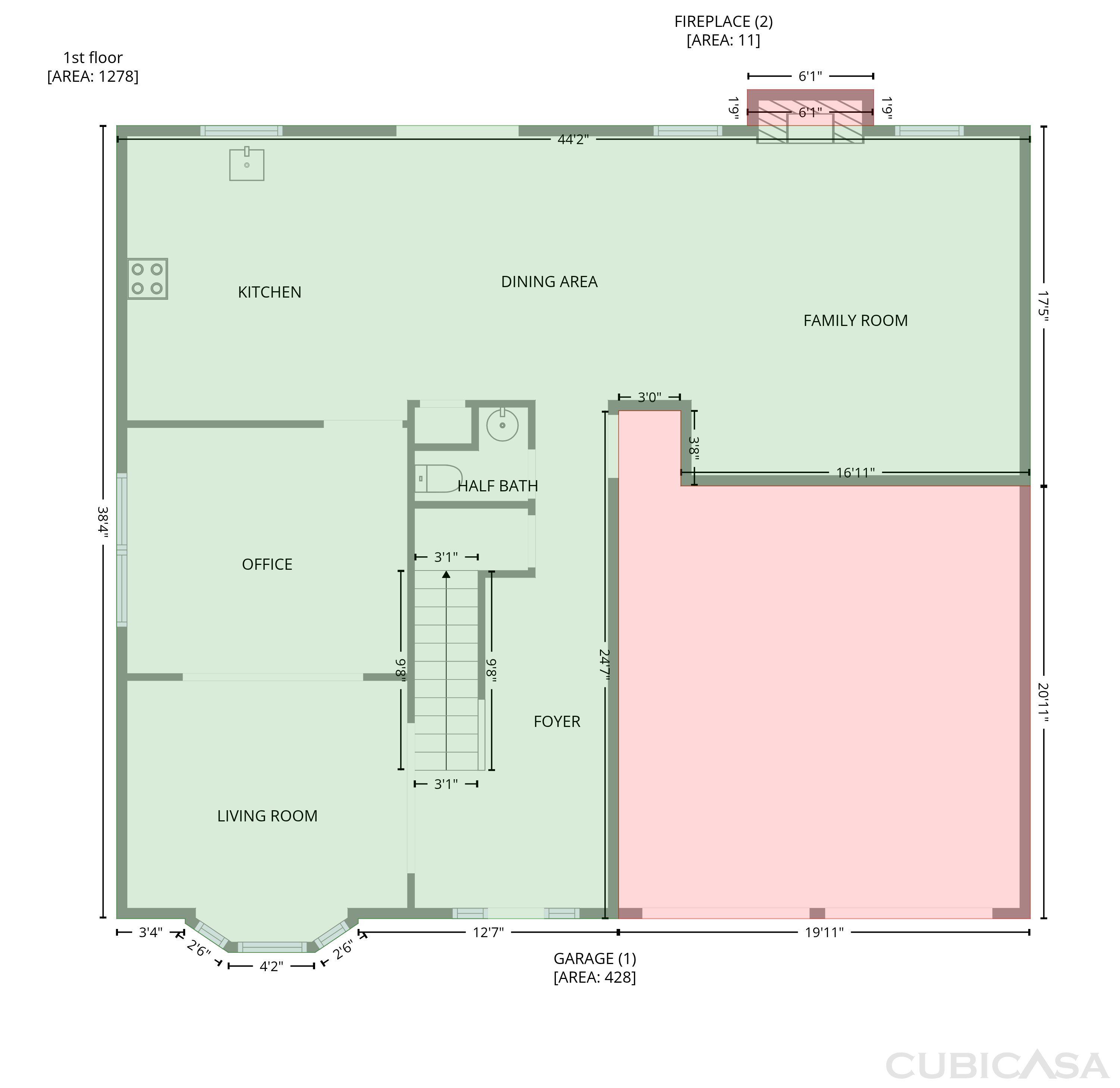 Main Floor of 109 Puckett Ct, Canton, GA