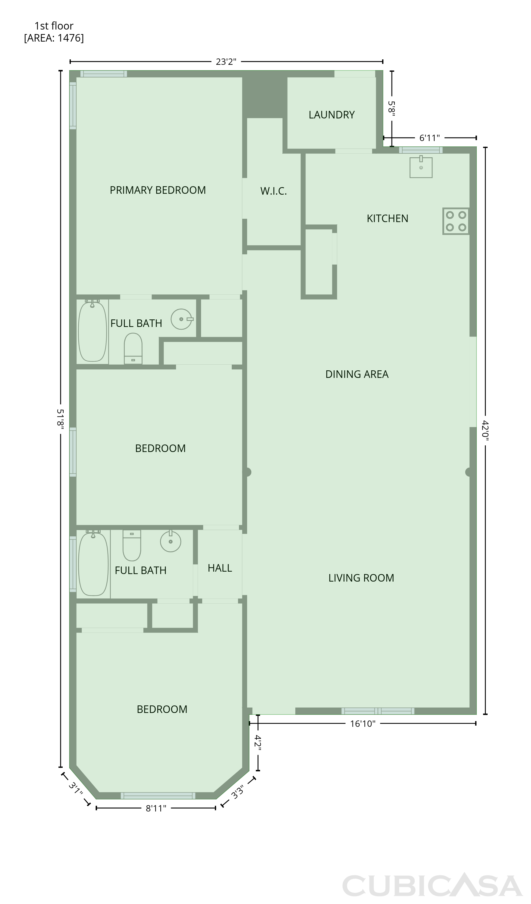 Main Floor of 1918 Arbor Pl, San Antonio, TX