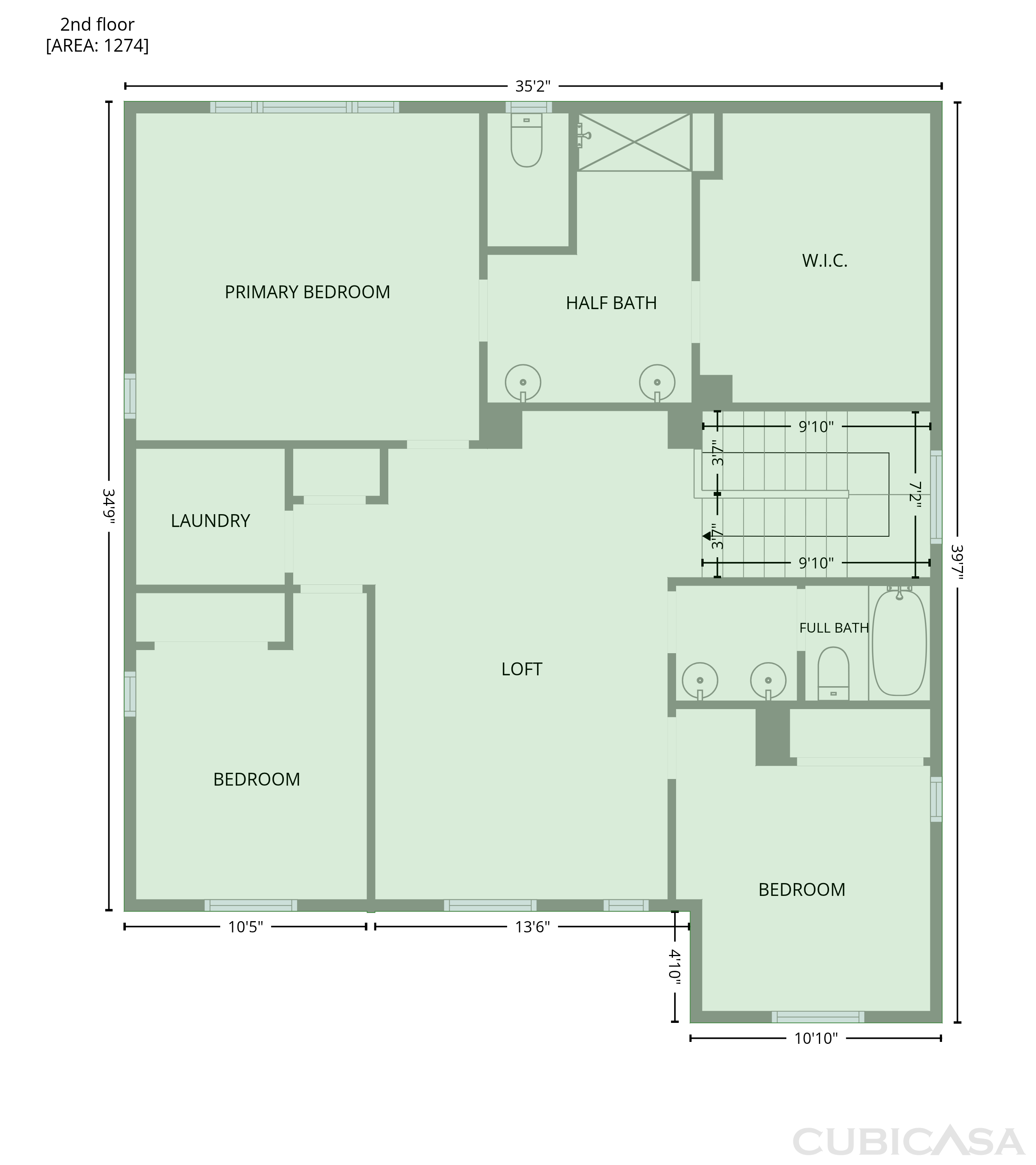 Second Floor of 3500 Hampton Dr, Folsom, CA