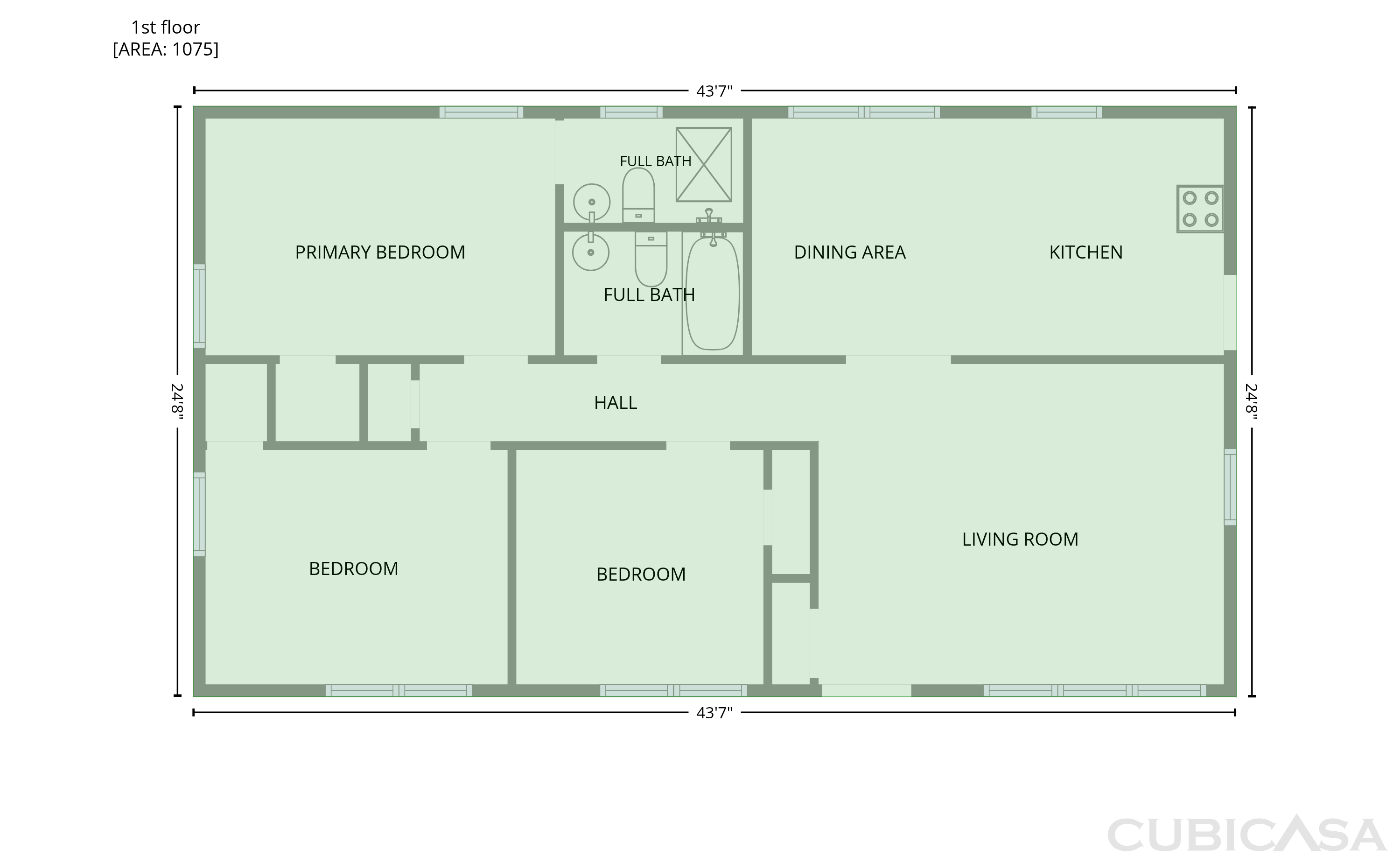 Main Floor of 3907 Alameda St, Durham, NC