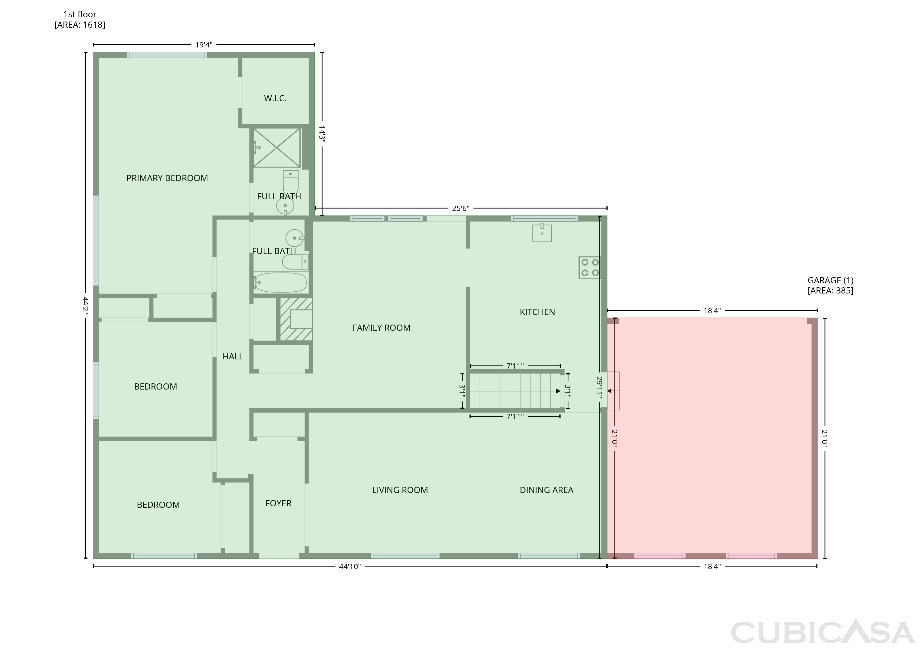 Second Floor of 1440 Tina Dr, Florissant, MO