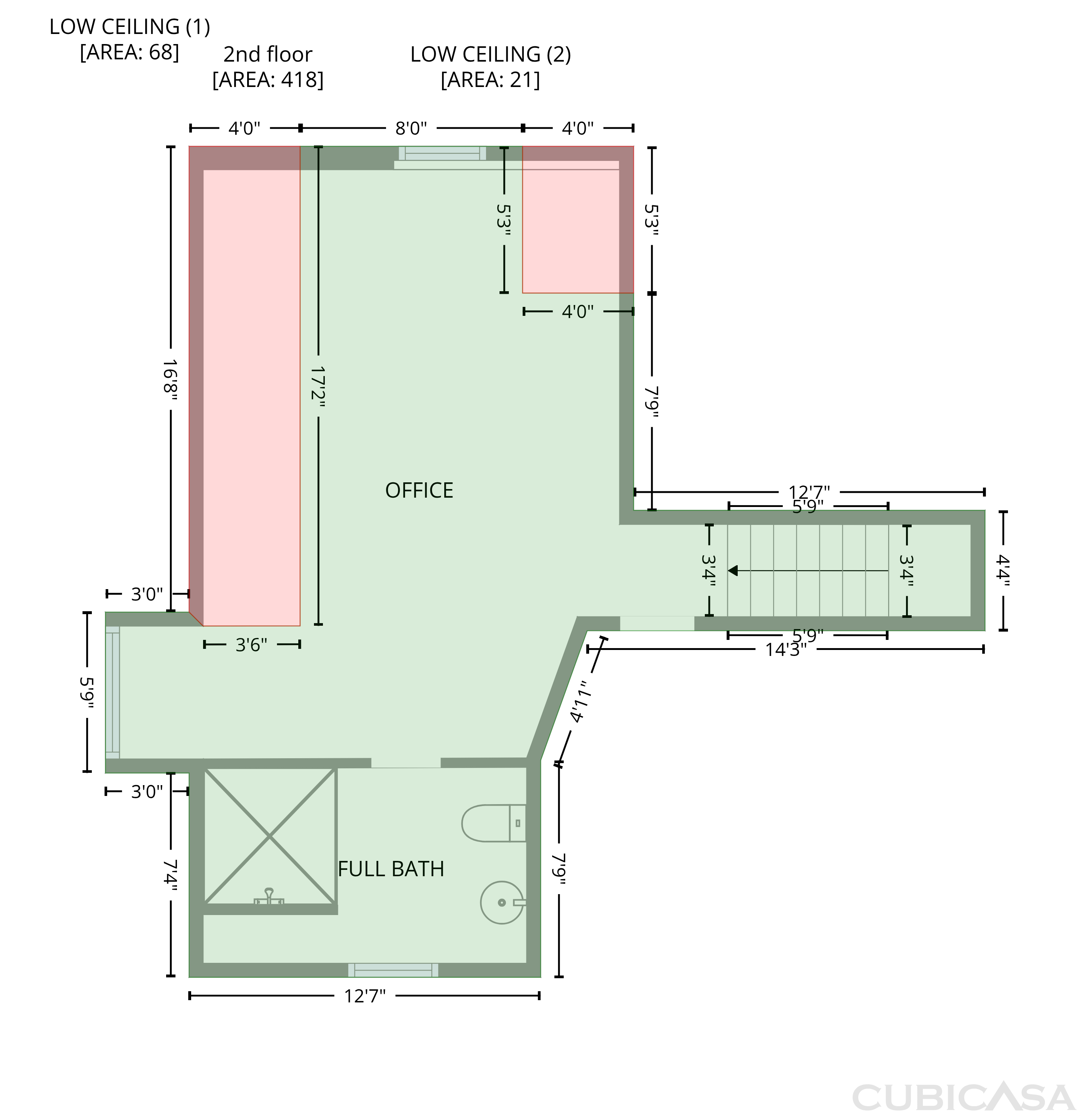 Third Floor of 1133 Hudson Dr NE, Atlanta, GA