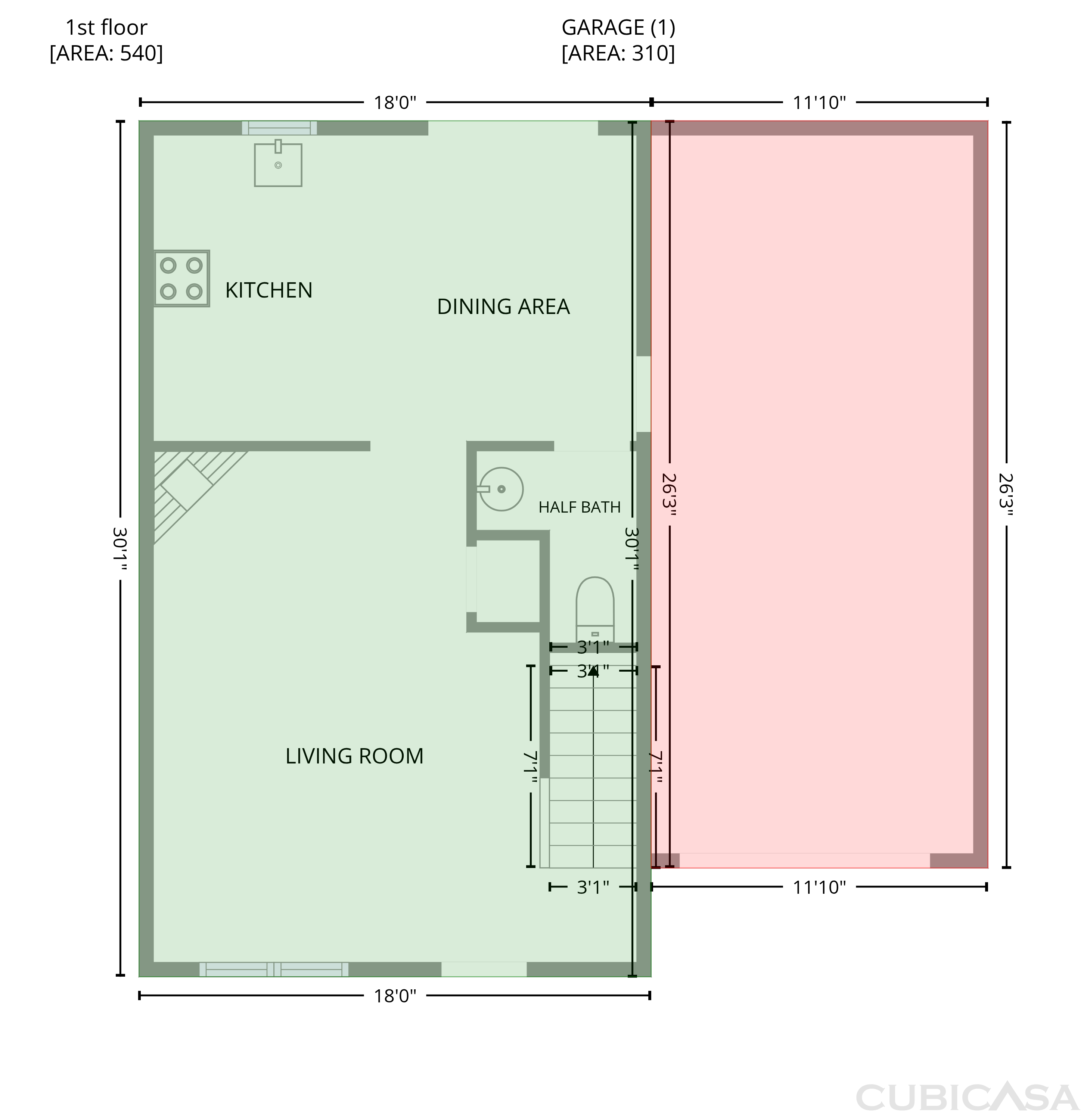 Main Floor of 7244 Finnigan Rd, Charlotte, NC