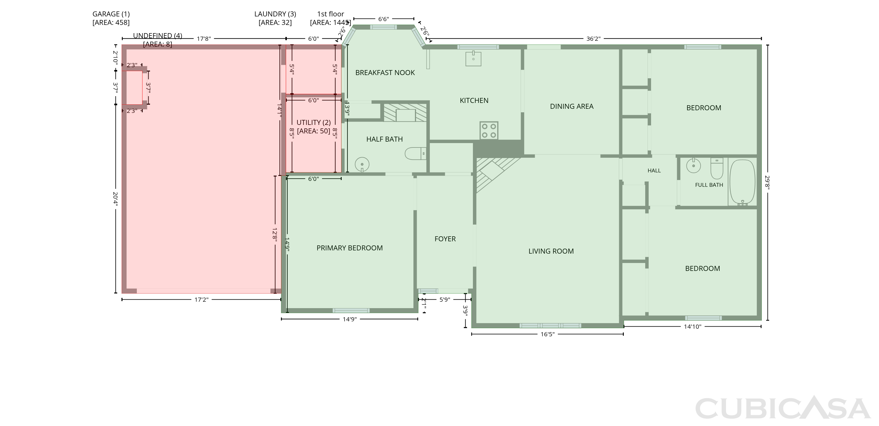 Main Floor of 206 Ohara Dr, Albertville, AL