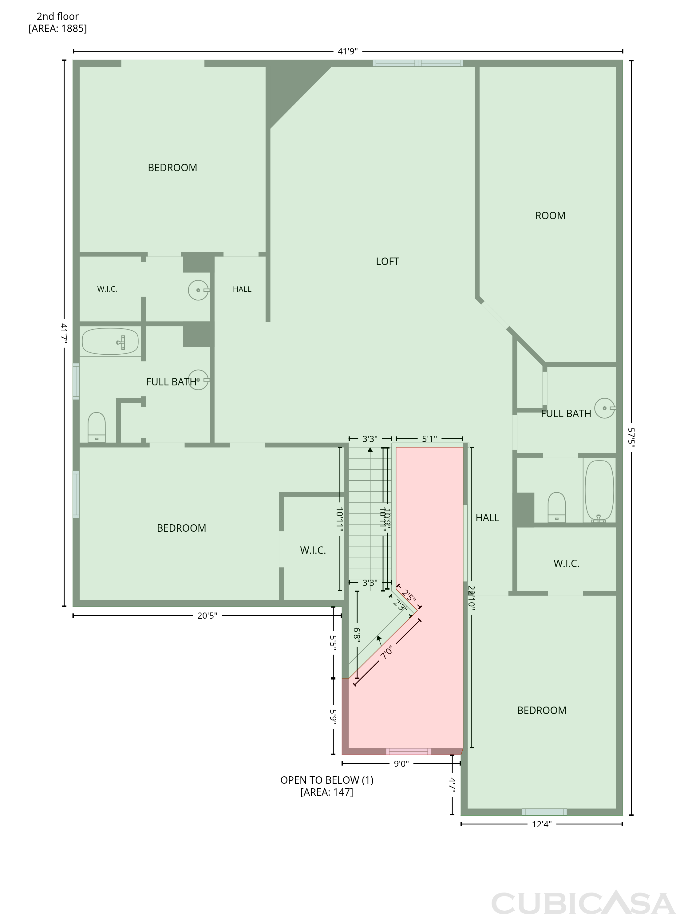 Second Floor of 10812 Marble Falls Pl, McKinney, TX