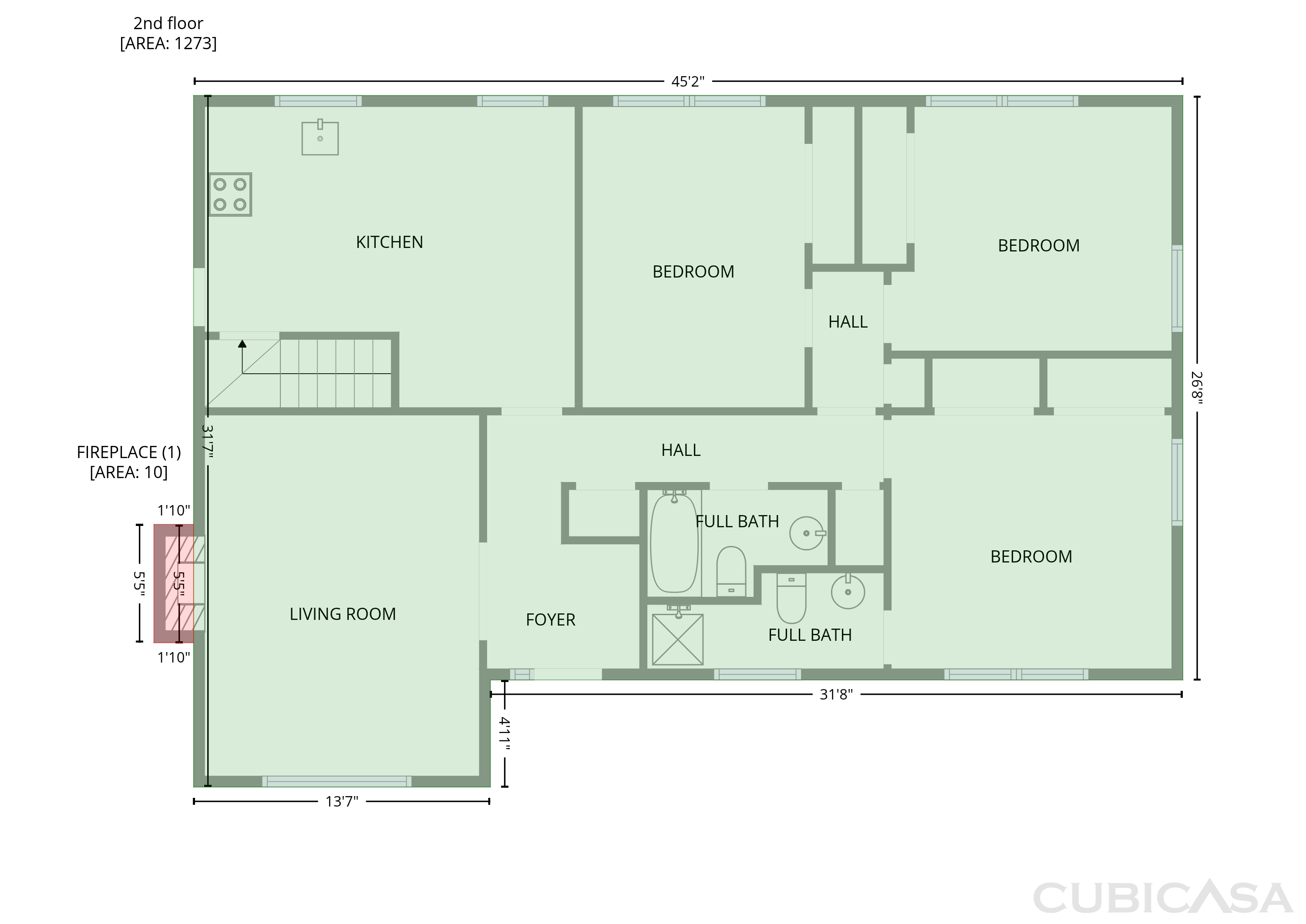 Second Floor of 1580 W Cloaninger Ave, Statesville, NC
