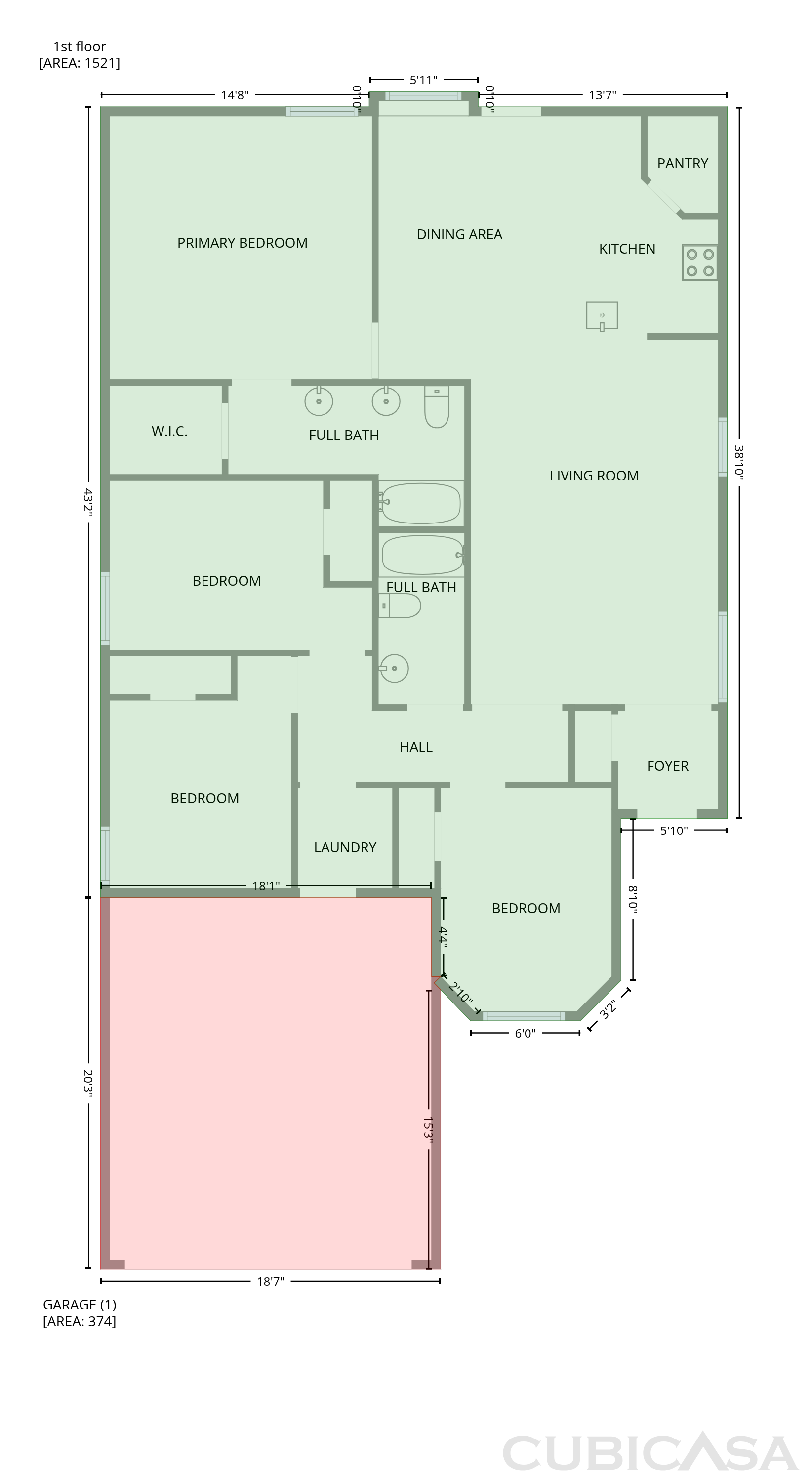 Main Floor of 2824 Saint Bernard Dr, Dallas, TX