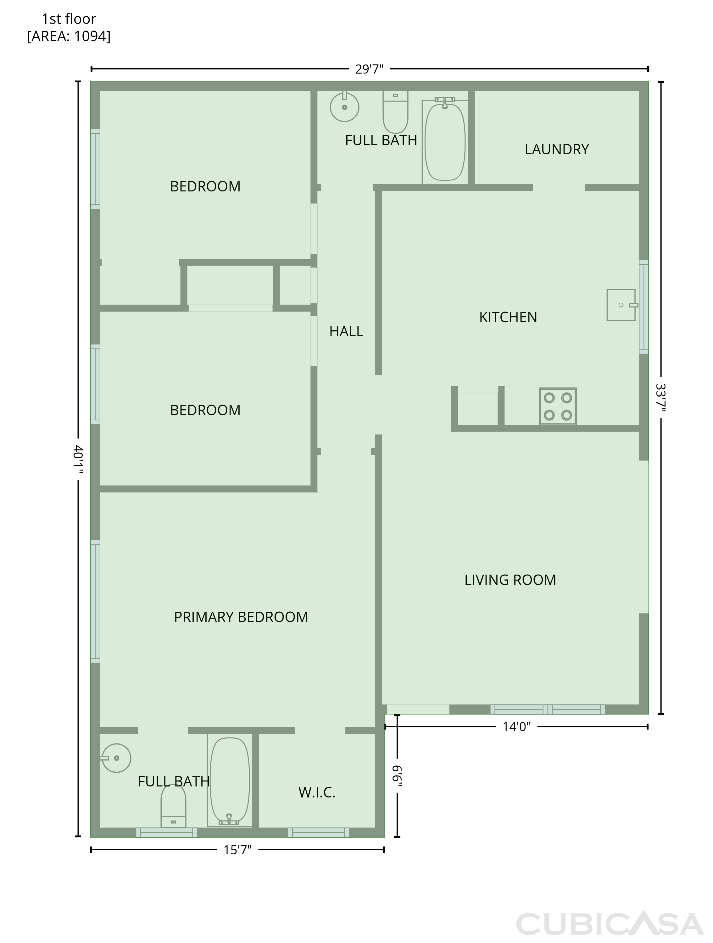 Main Floor of 5135 E Evergreen St, Mesa, AZ