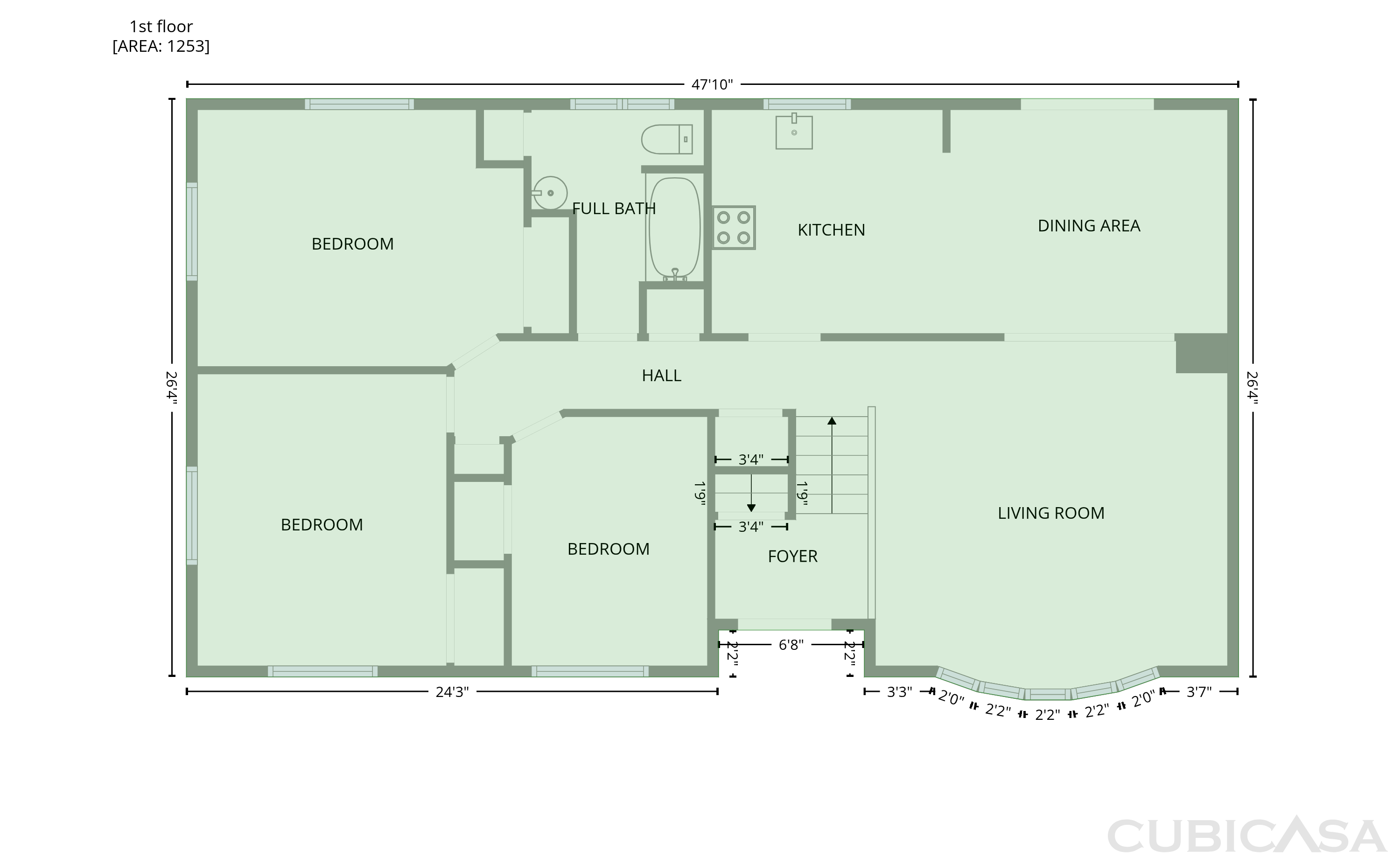 Second Floor of 277 Apache Dr, Effort, PA