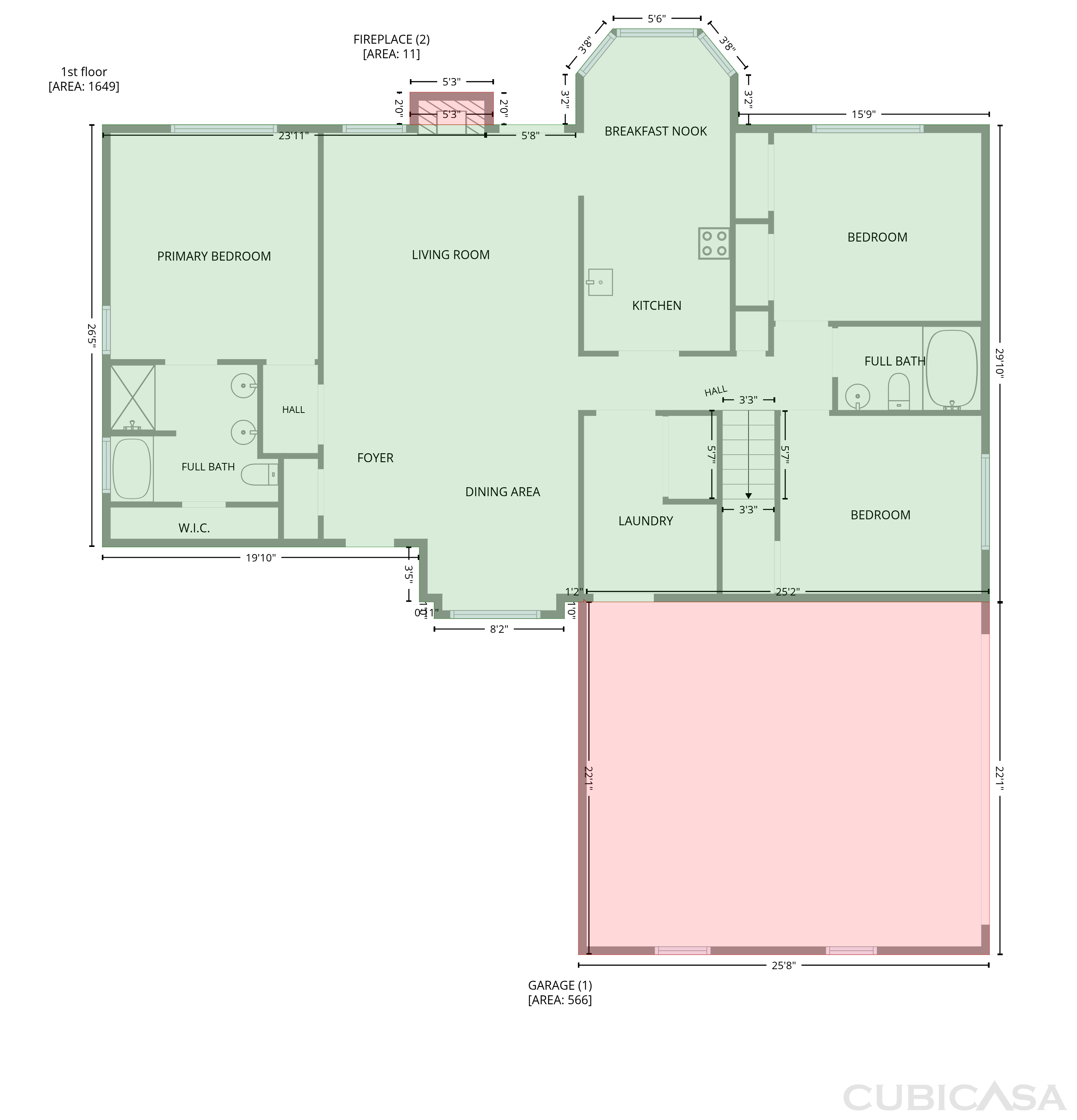 Main Floor of 2037 Olde Towne Dr, Monroe, NC